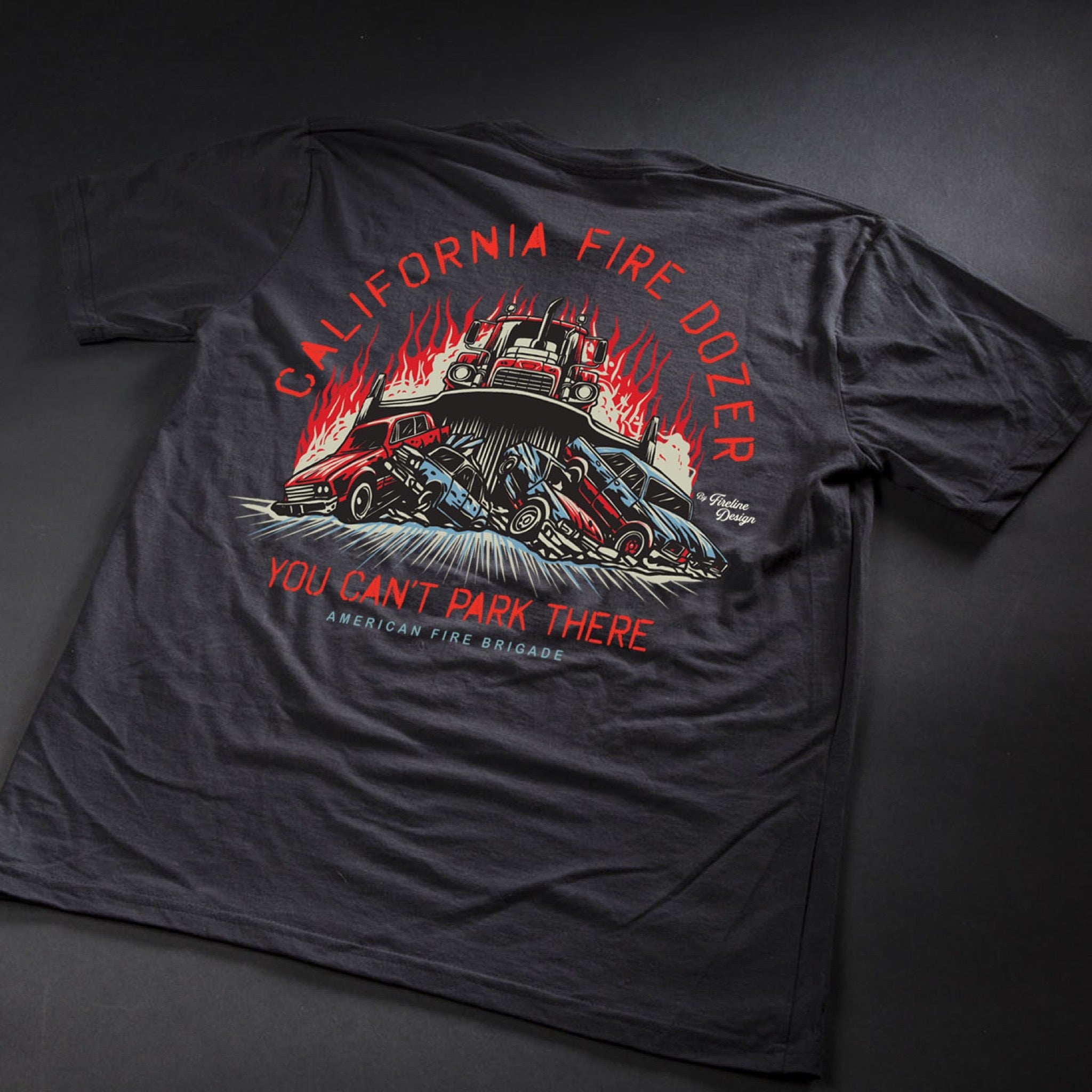 California Fire Dozer Tee