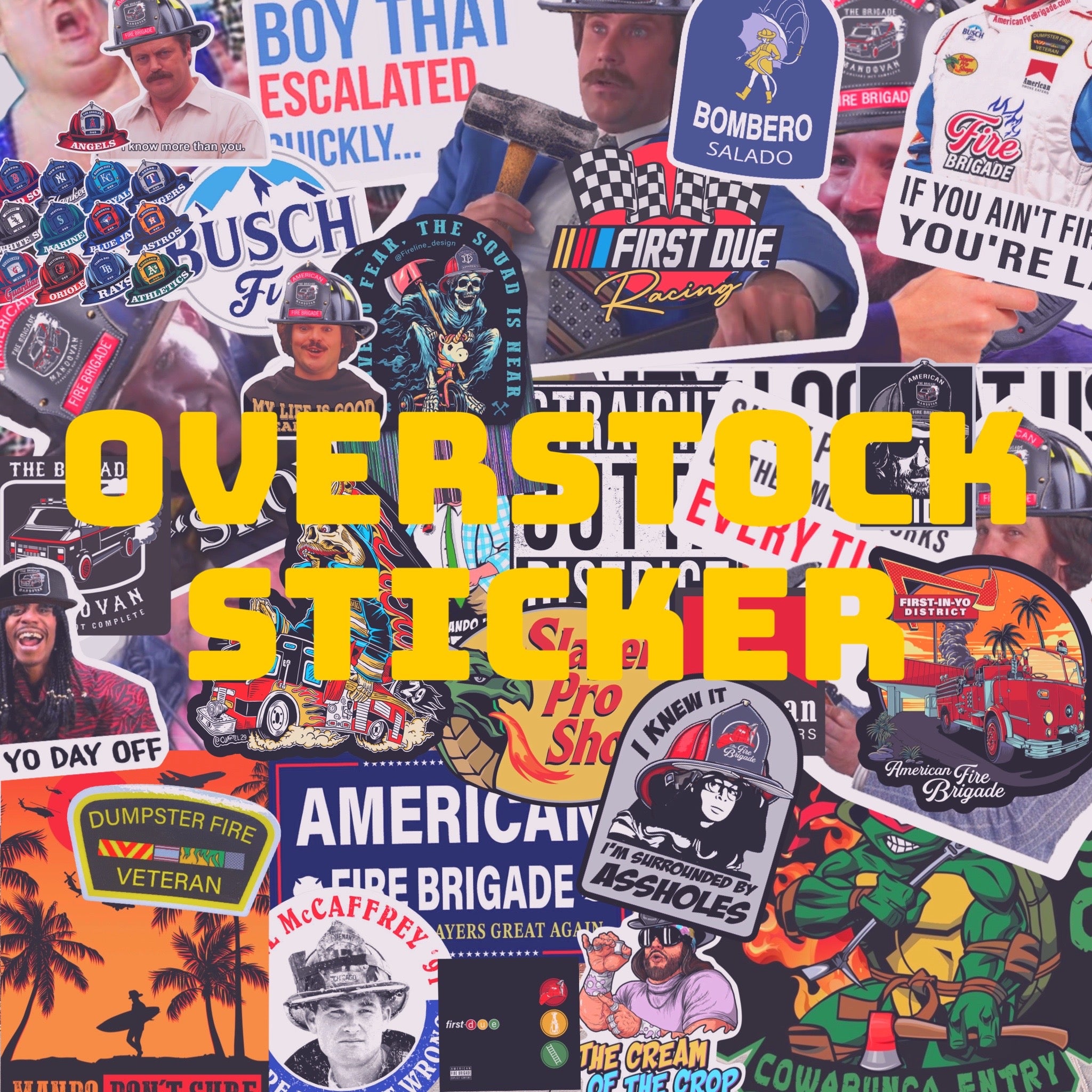 Brigade Overstock Sticker - 0