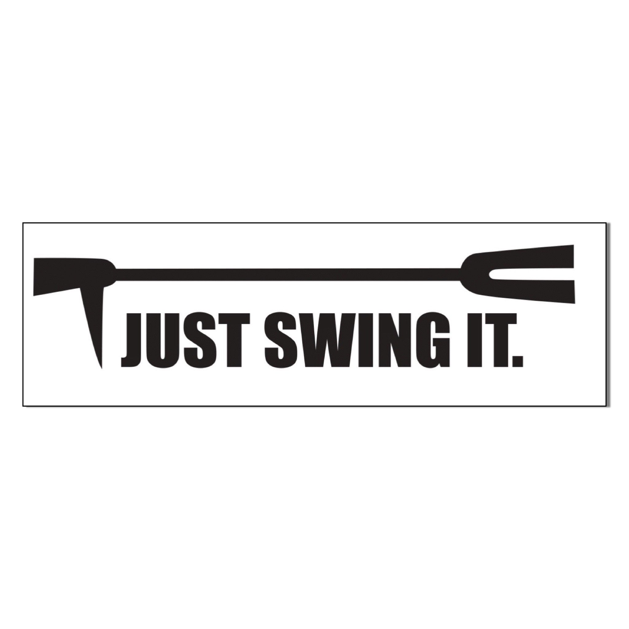 Swing it Sticker