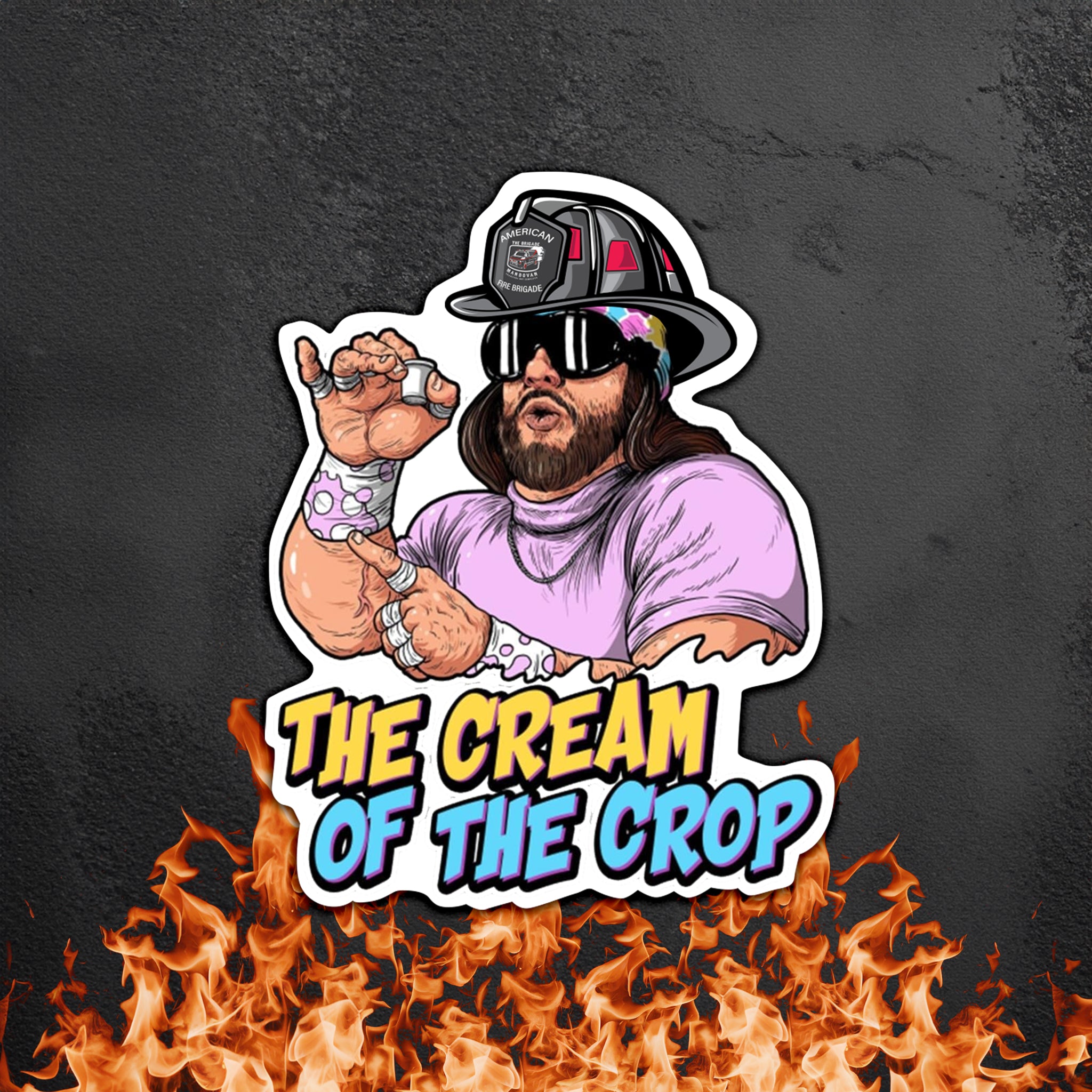 Macho Man Sticker - 0