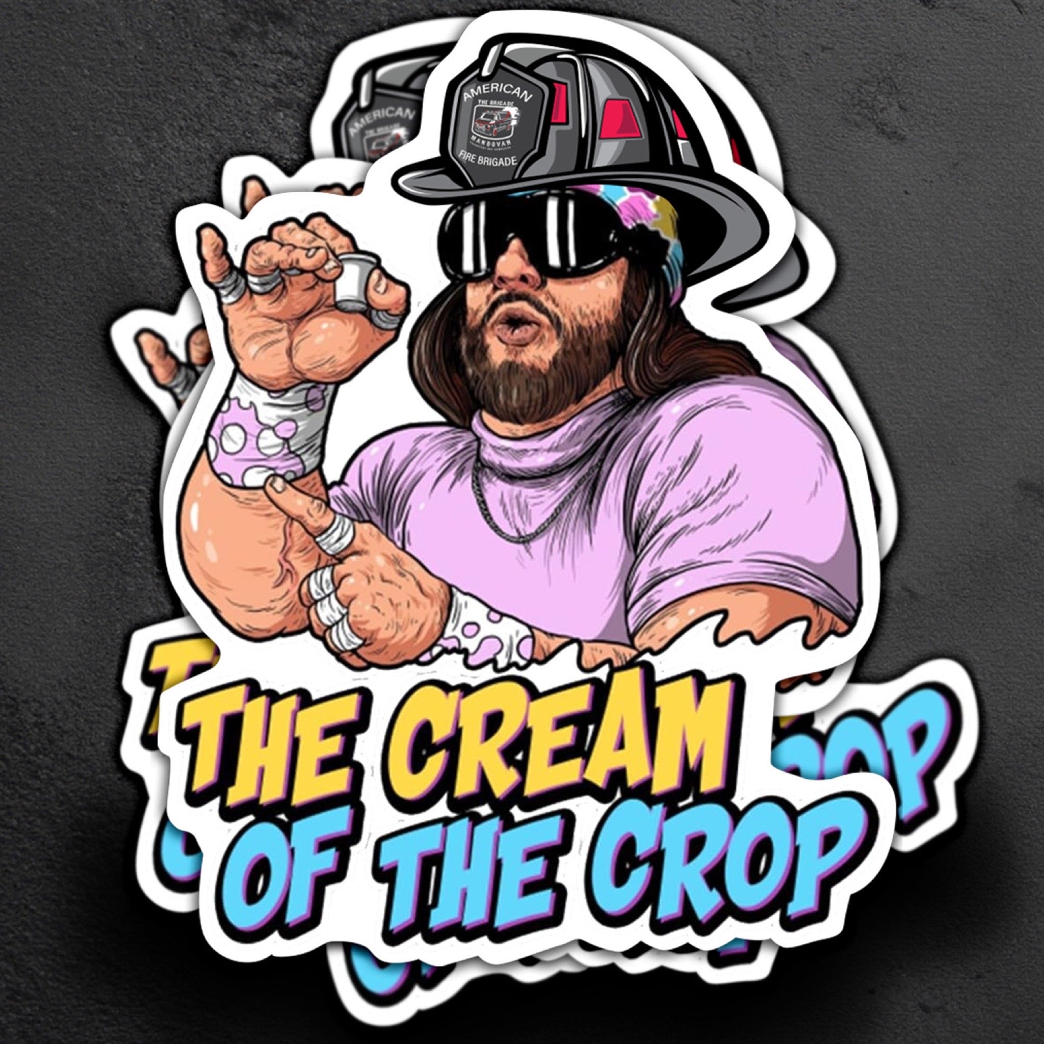 Macho Man Sticker | American Fire Brigade