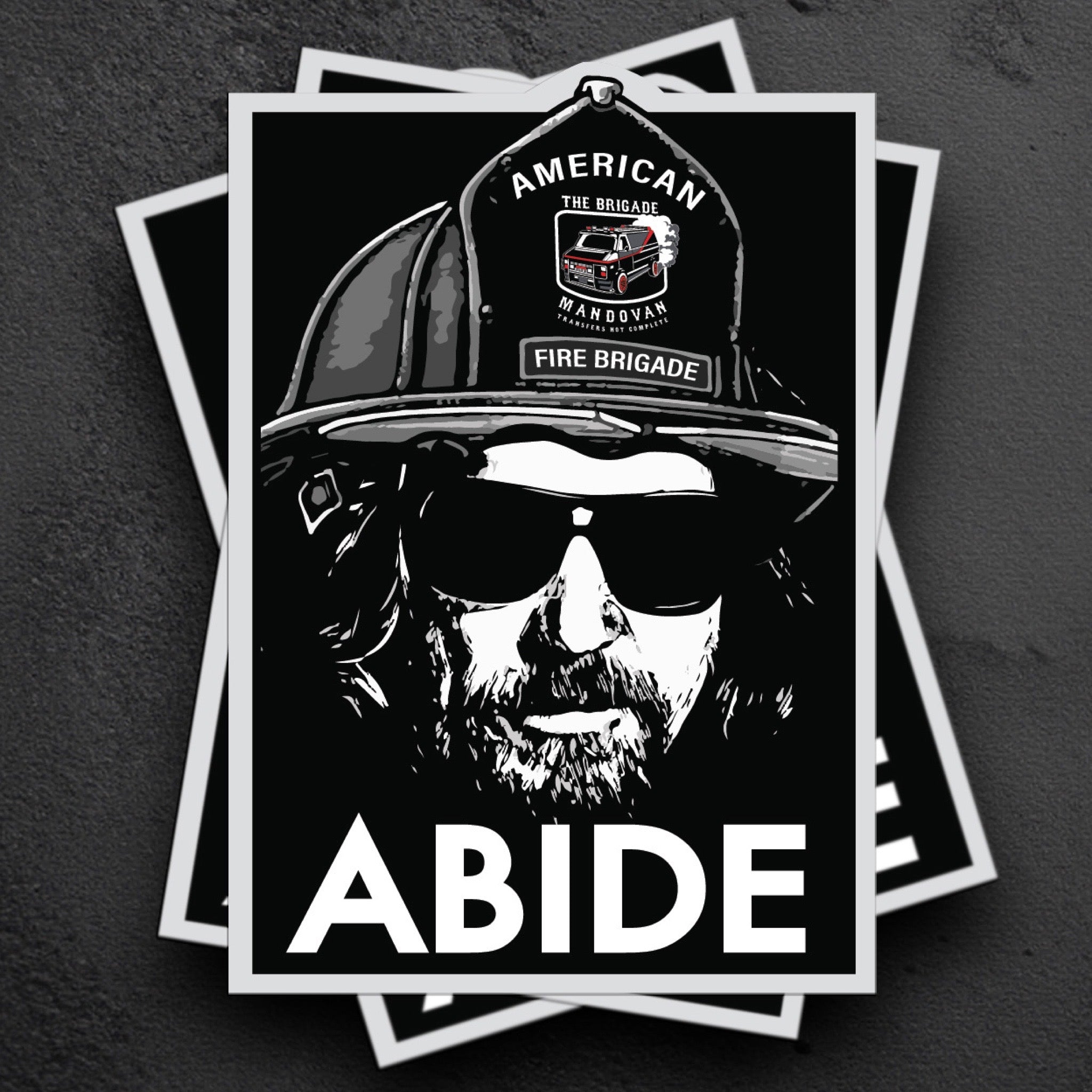 Abide Sticker