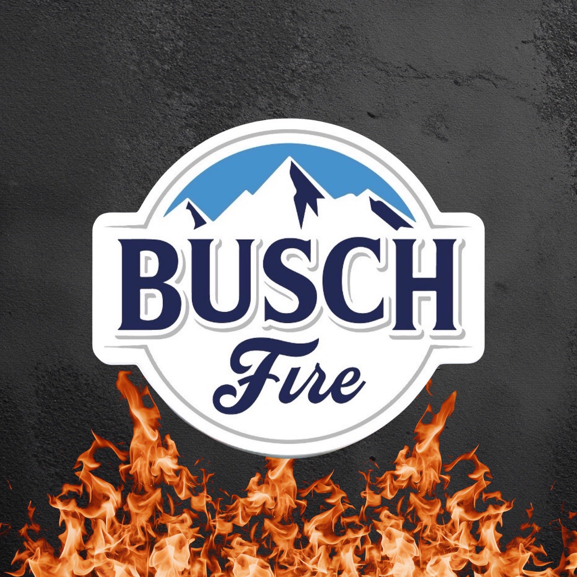 Busch Fire Sticker - 0