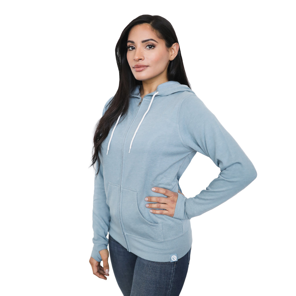 Women's Hero Hoodie Lite (Misty Blue)