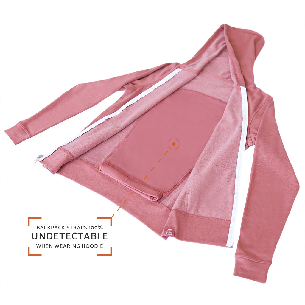 Women's Hero Hoodie Lite (Dusty Rose)