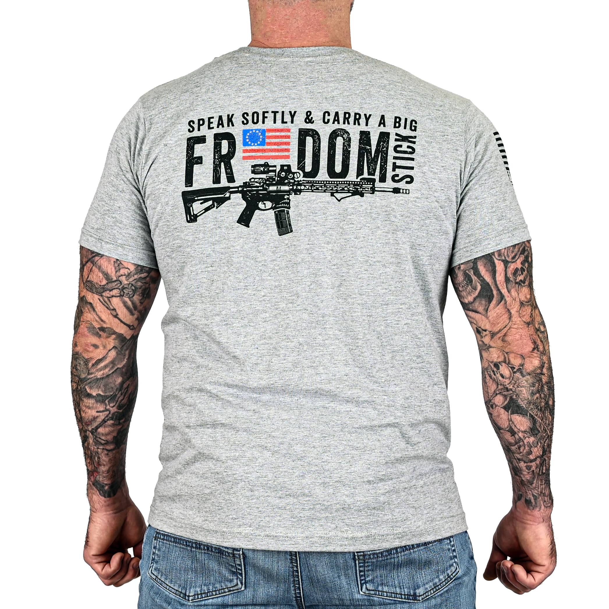 Men's Freedom Stick Patriotic 2A T-Shirt - 0