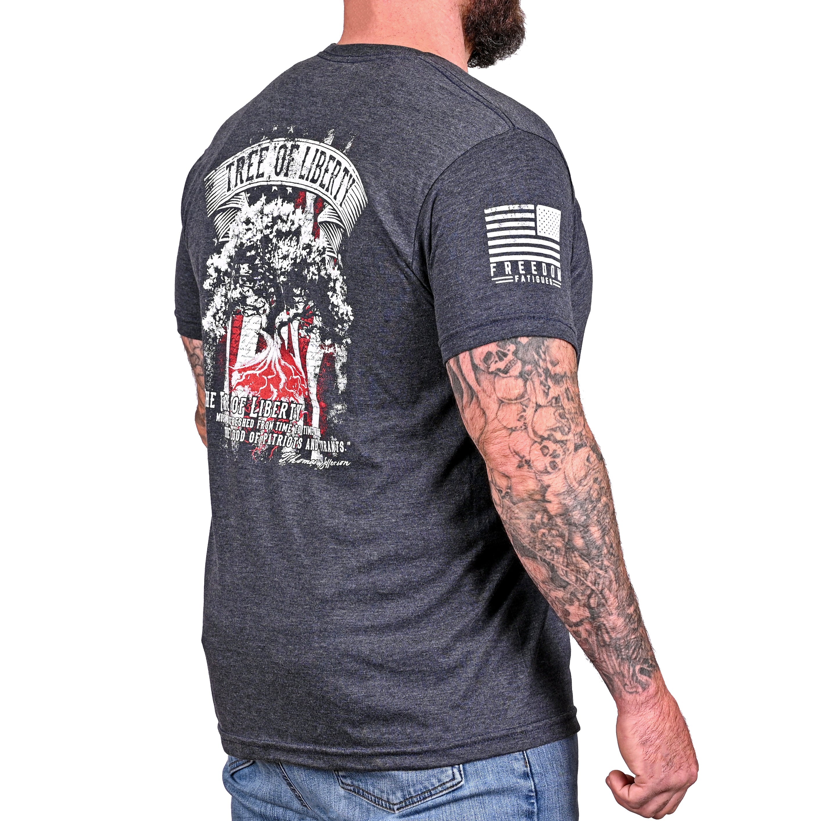 Men's Tree of Liberty Patriotic T-Shirt - 0