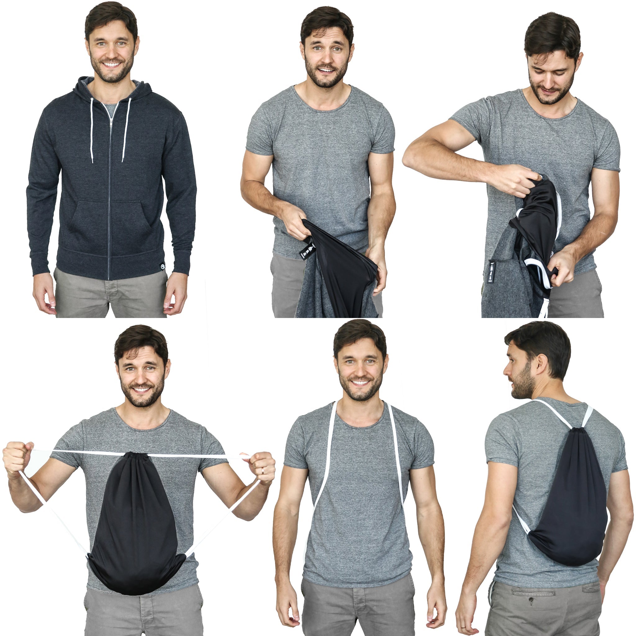 Hero Hoodie Lite (Charcoal)