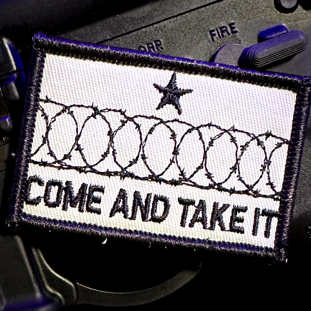 Come And Take It Texas Border Wall Barbed Wire - 2x3 Patch