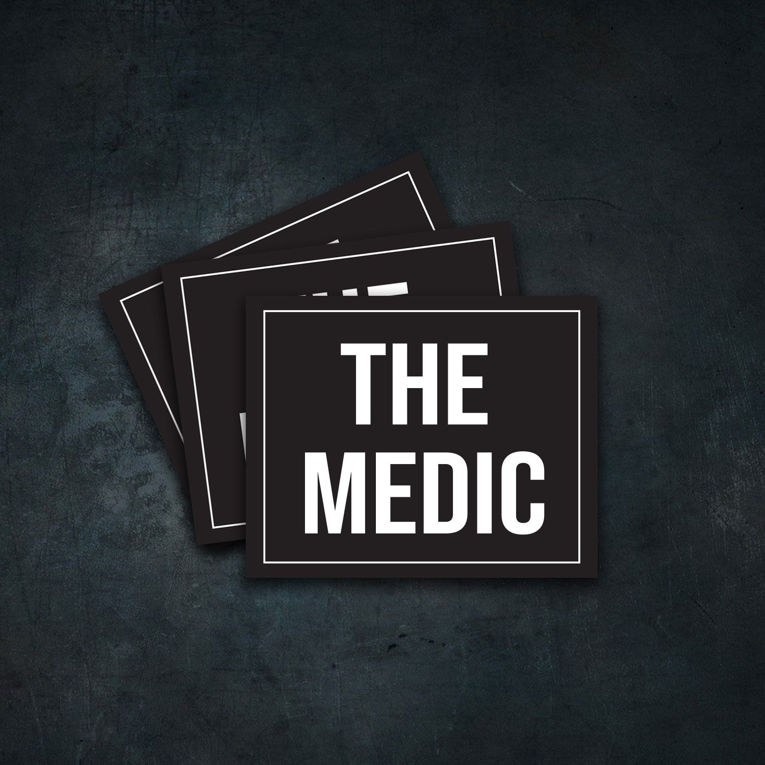 THE MEDIC Sticker - 3-PACK