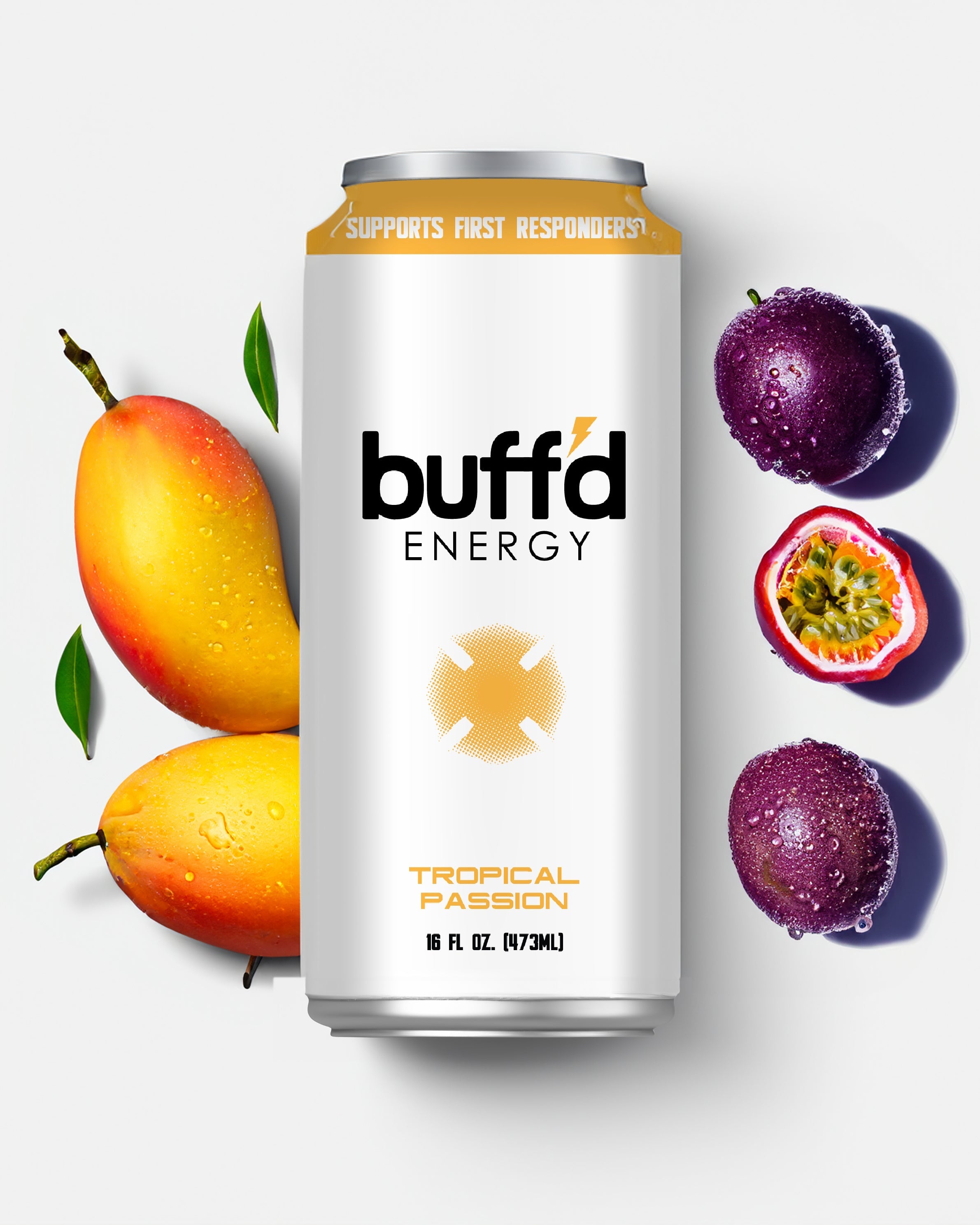 Buff'd Energy Tropical Passion 12 Pack