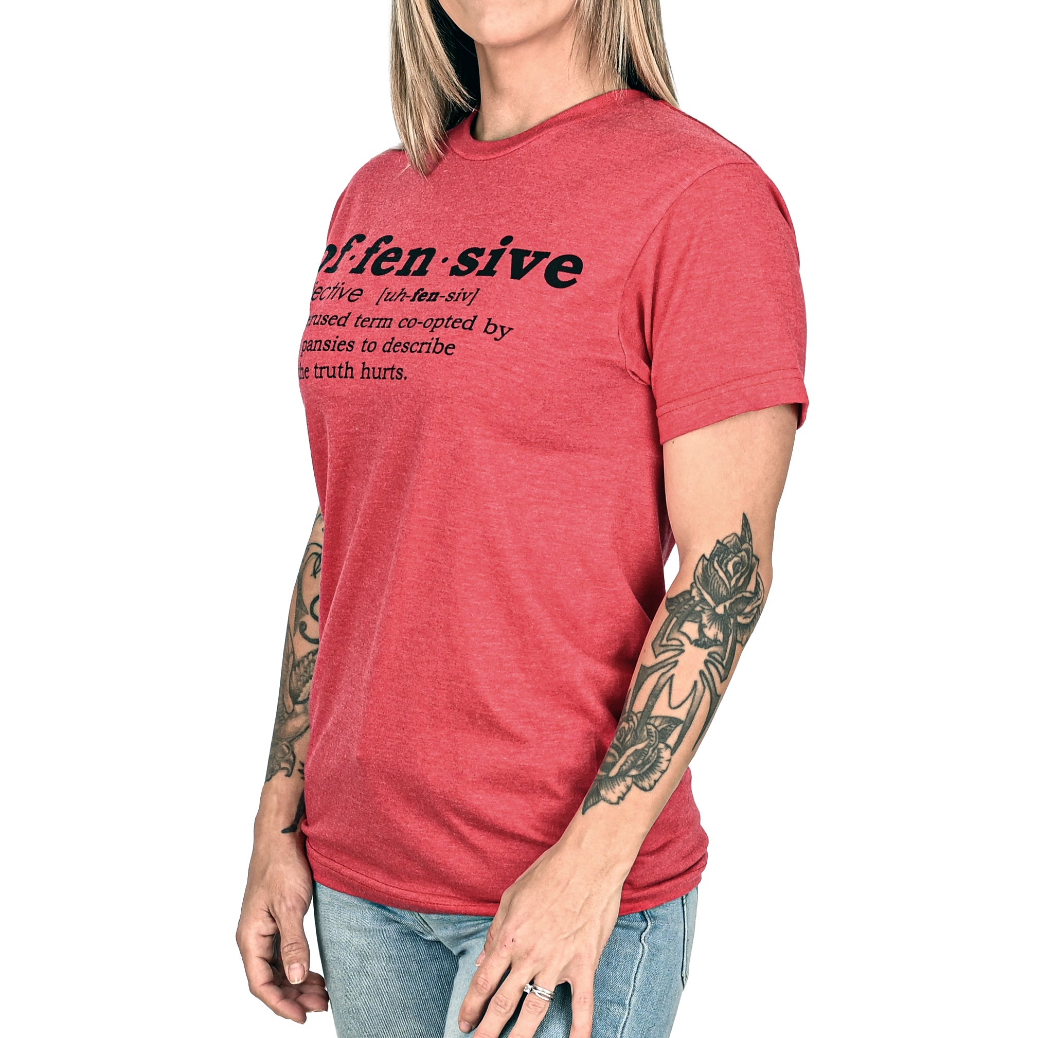 Women's Offensive Defined Boyfriend Fit T-Shirt - 0