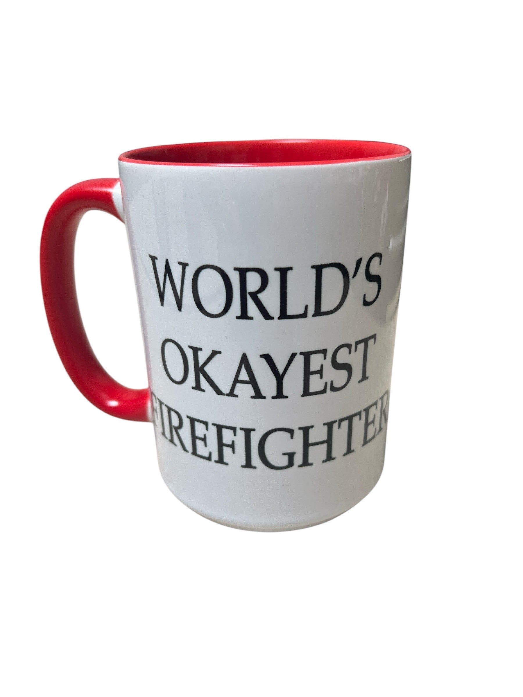 Okayest Firefighter Mug