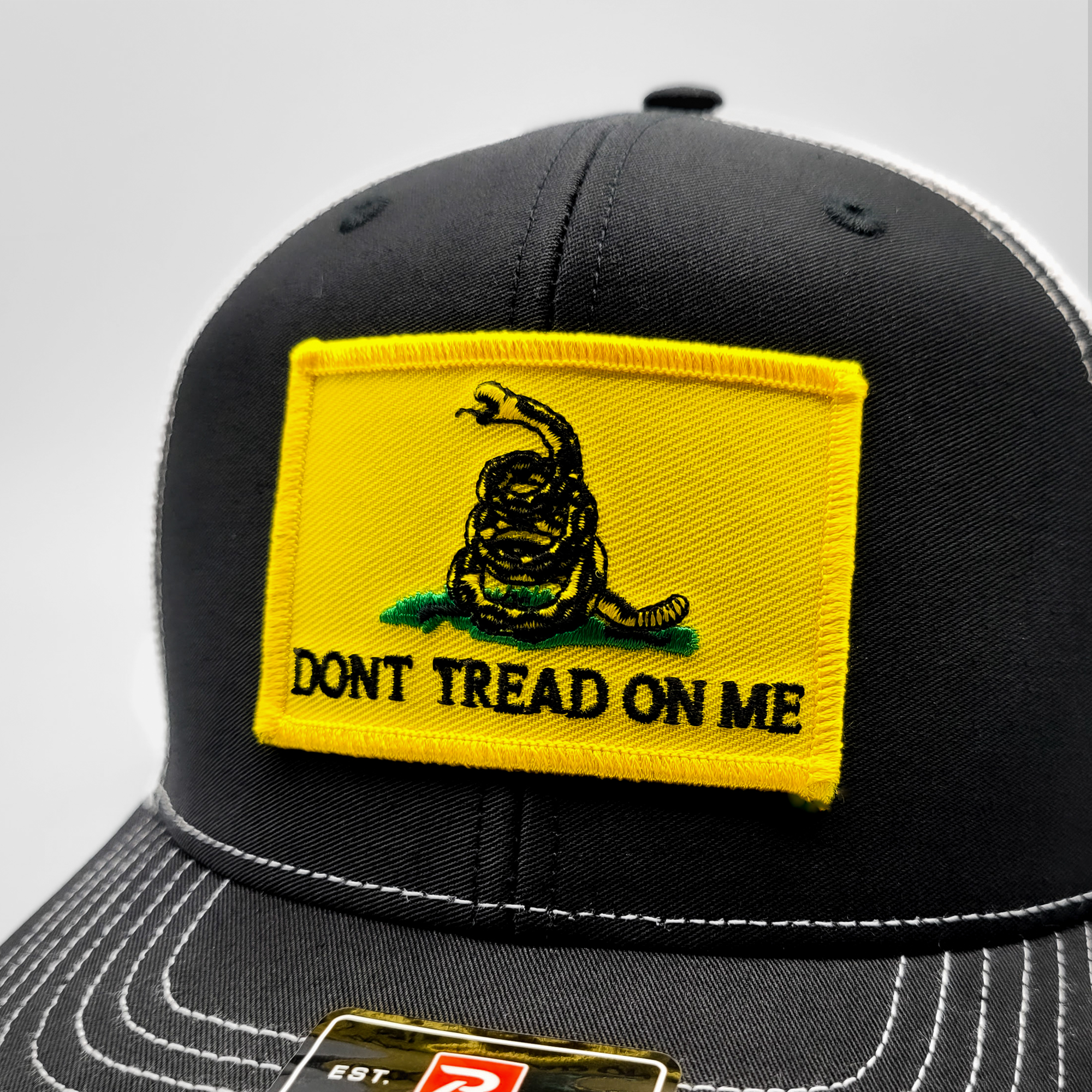 Gadsden Flag "Don't Tread on Me" Patriotic Trucker Hat - 0