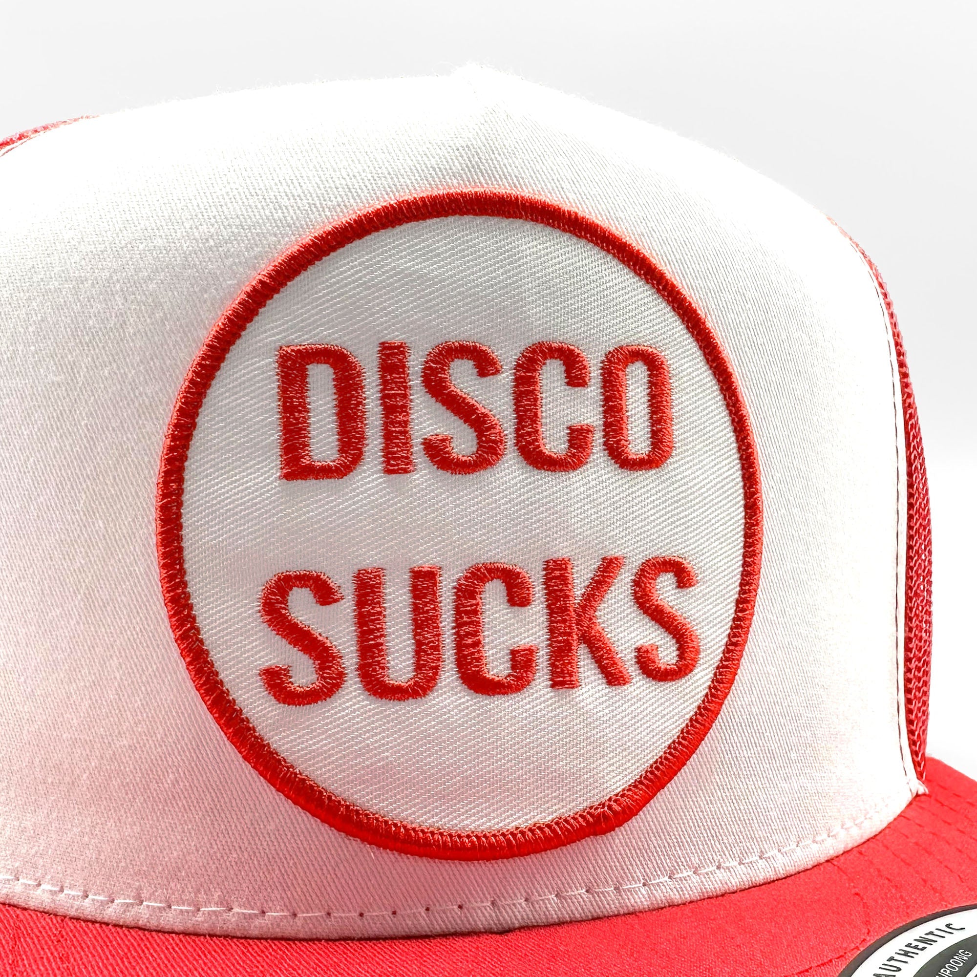 Disco Sucks Funny 70's Trucker Hat - 0