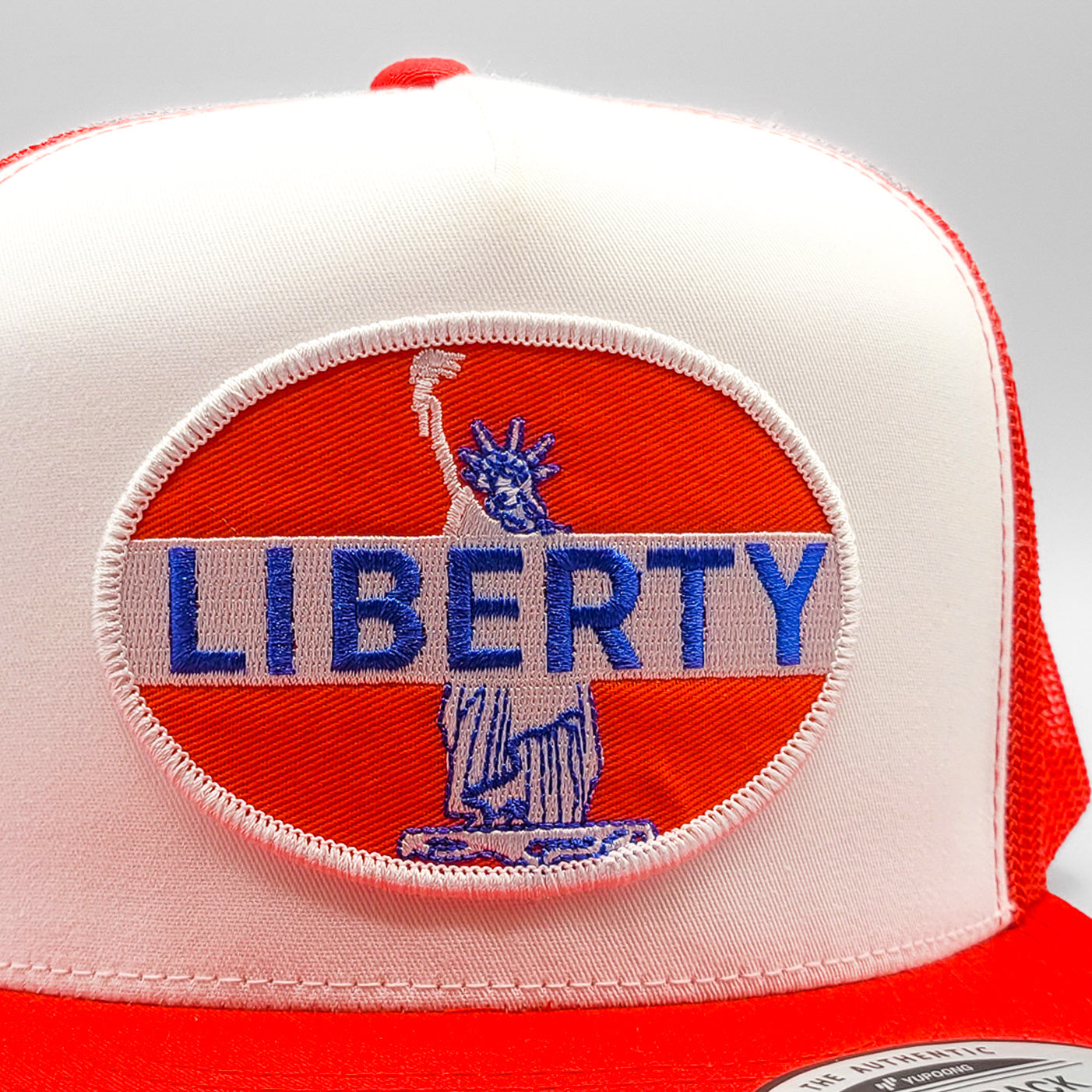 Statue of Liberty Patriotic Trucker Hat - 0