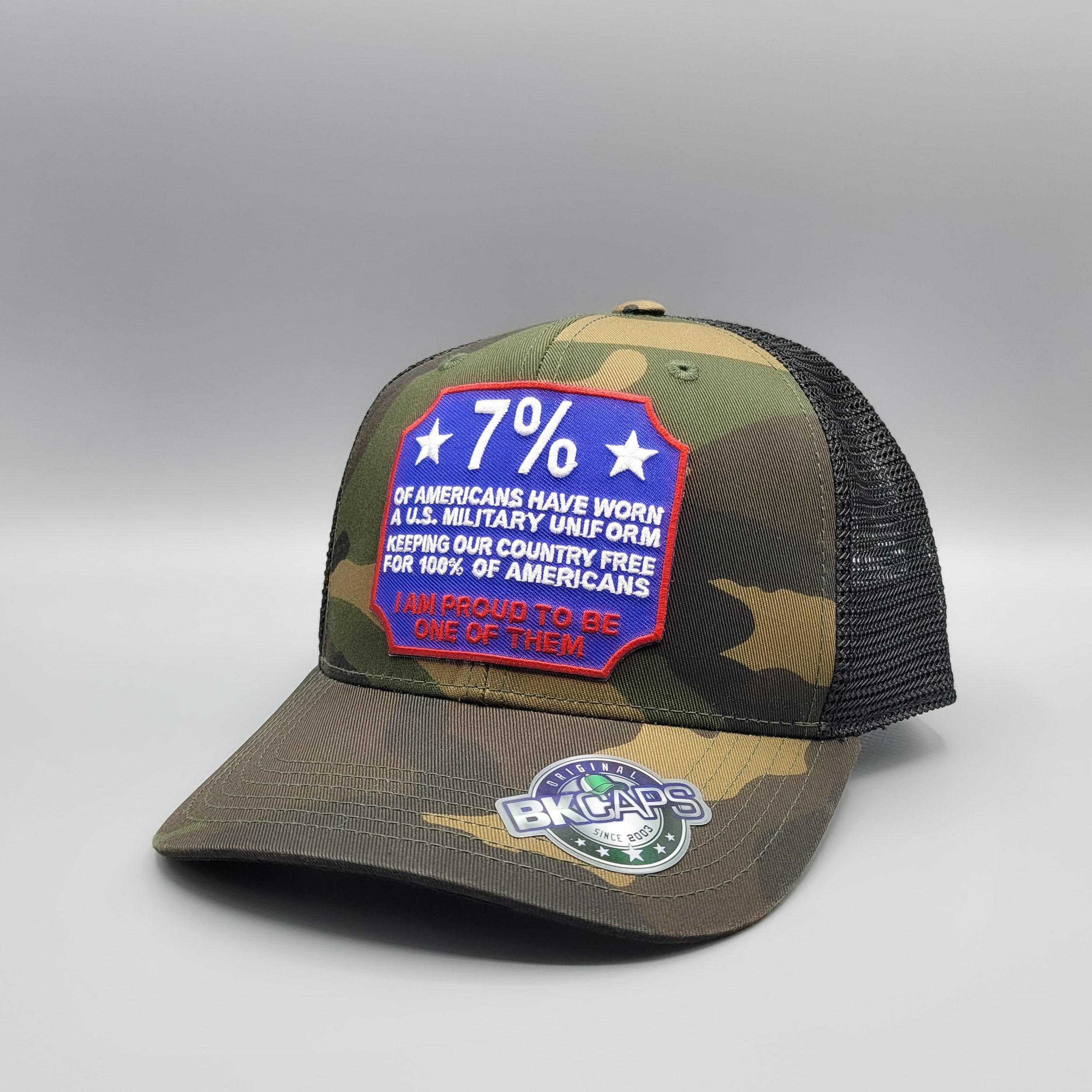 US Military Veteran Pride Trucker Hat