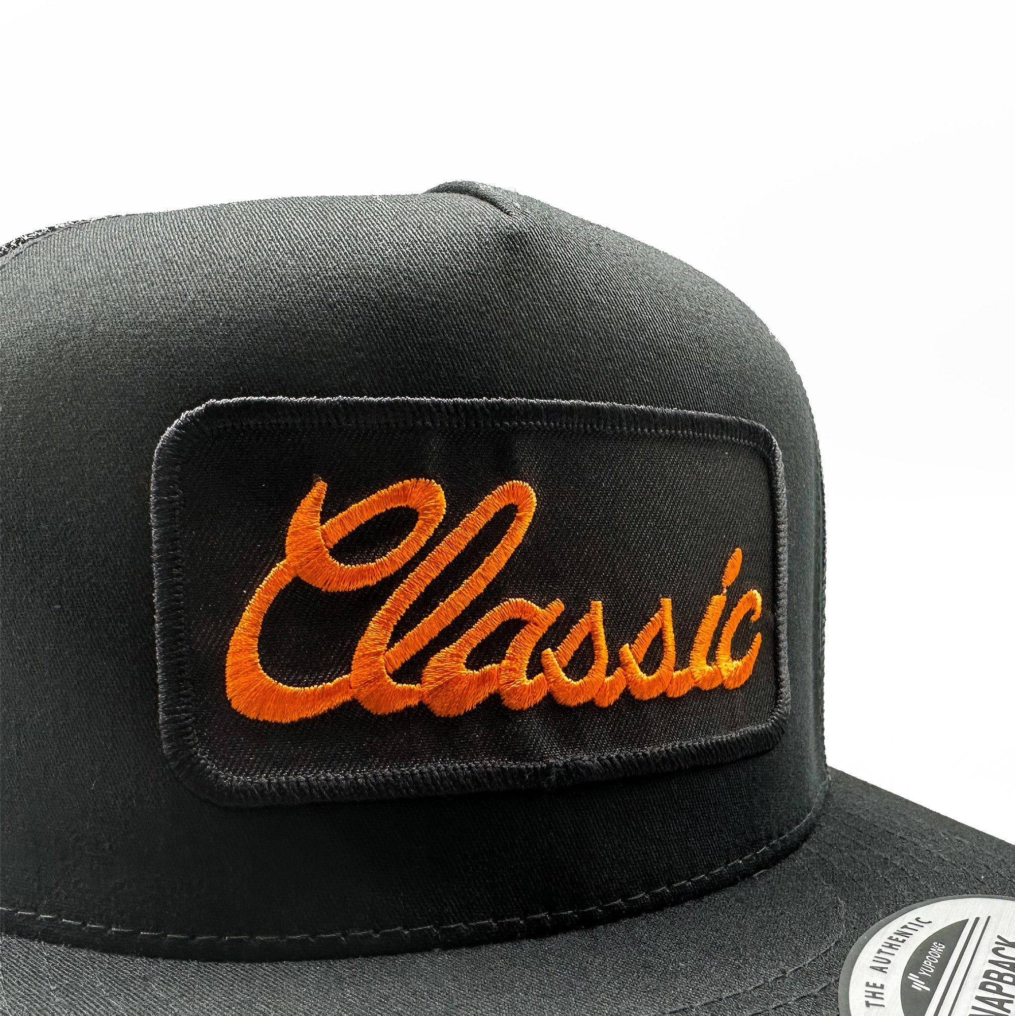 Classic Embroidered Script Trucker Hat - 0