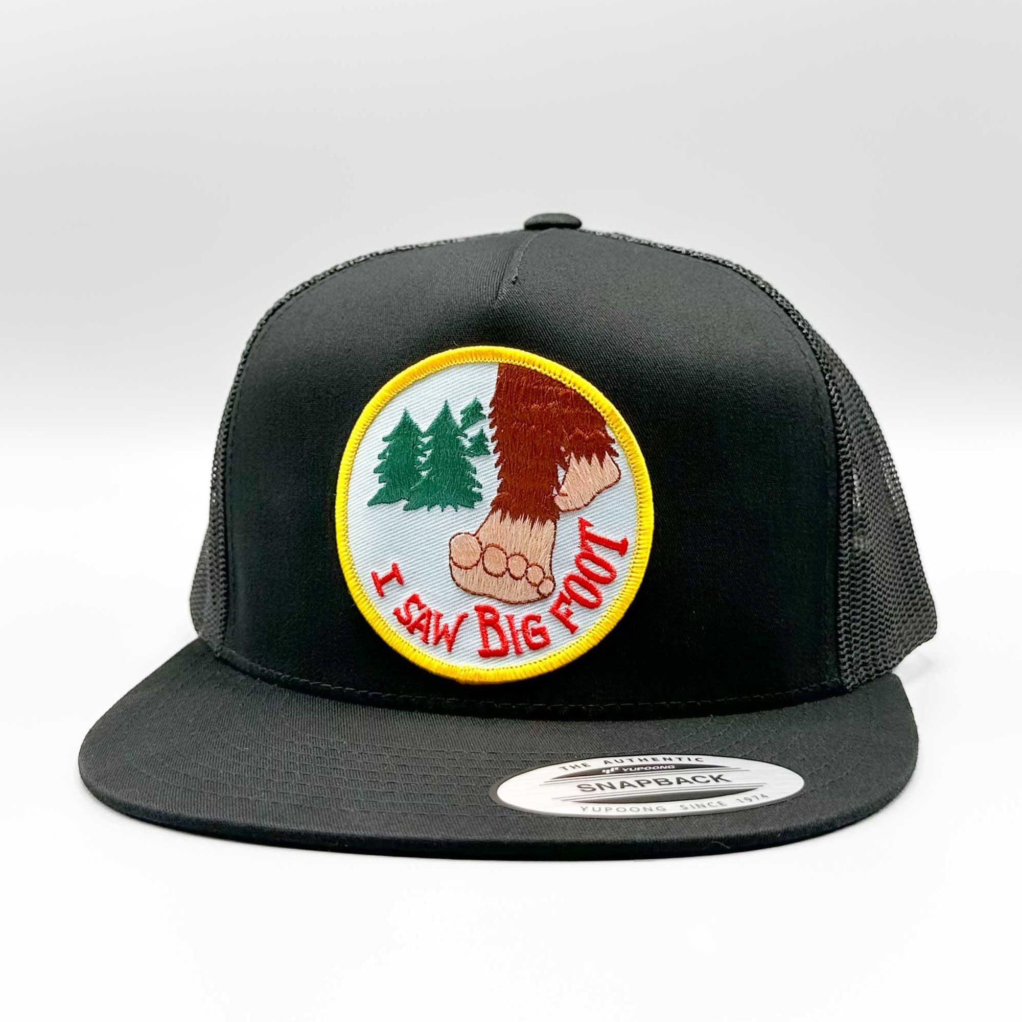 I Saw Bigfoot Sasquatch Trucker Hat