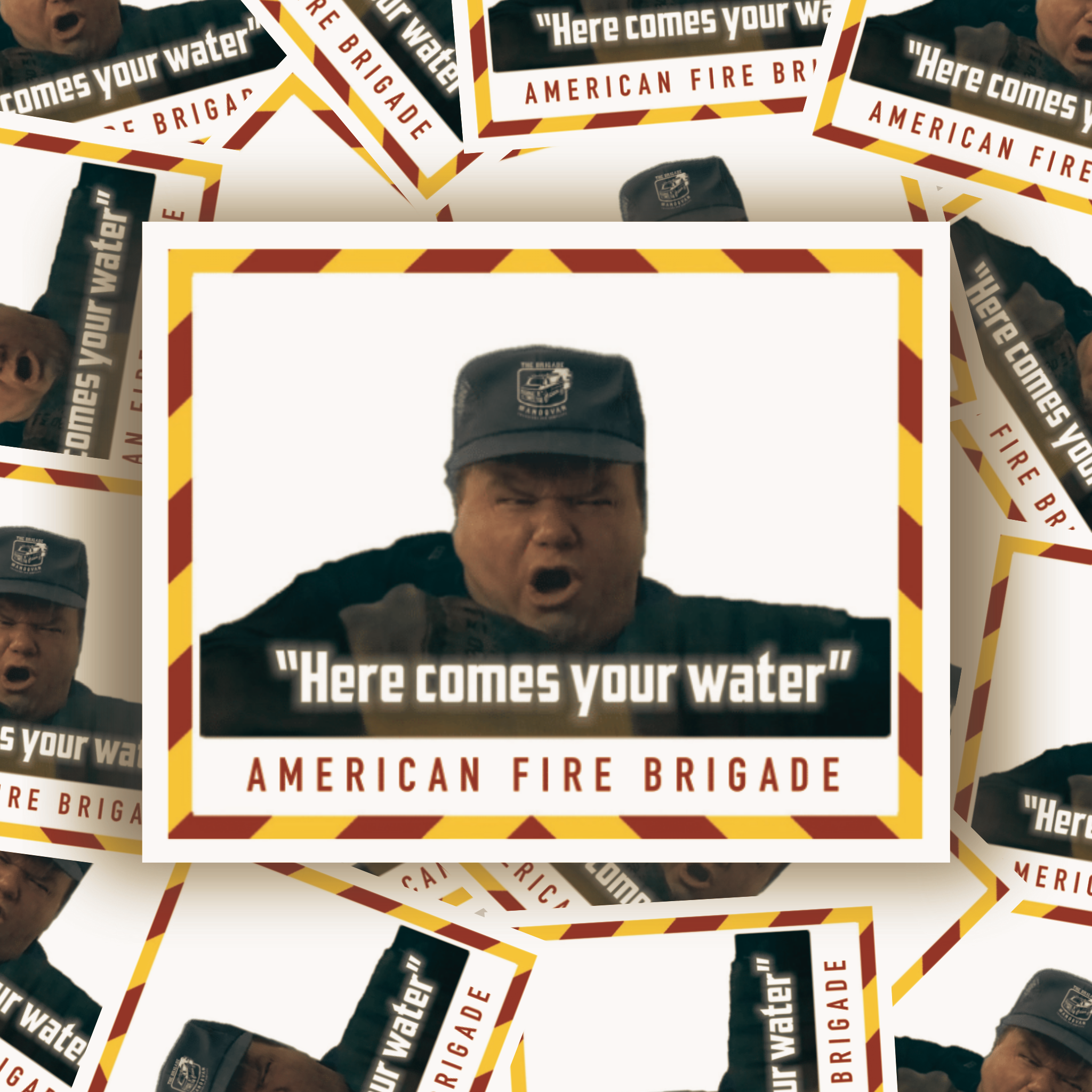 Here Comes your Water! Sticker