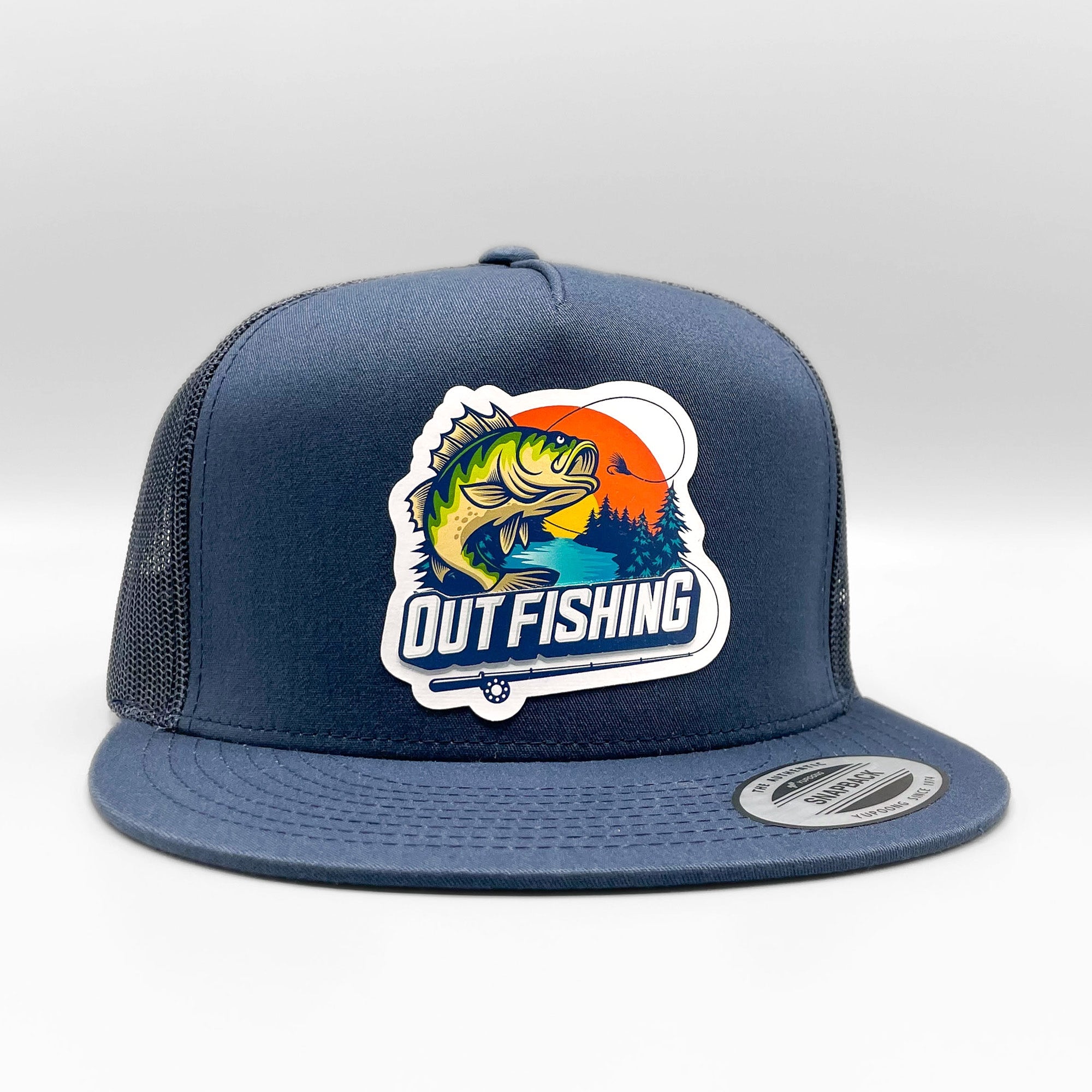 Out Bass Fishing Retro Trucker