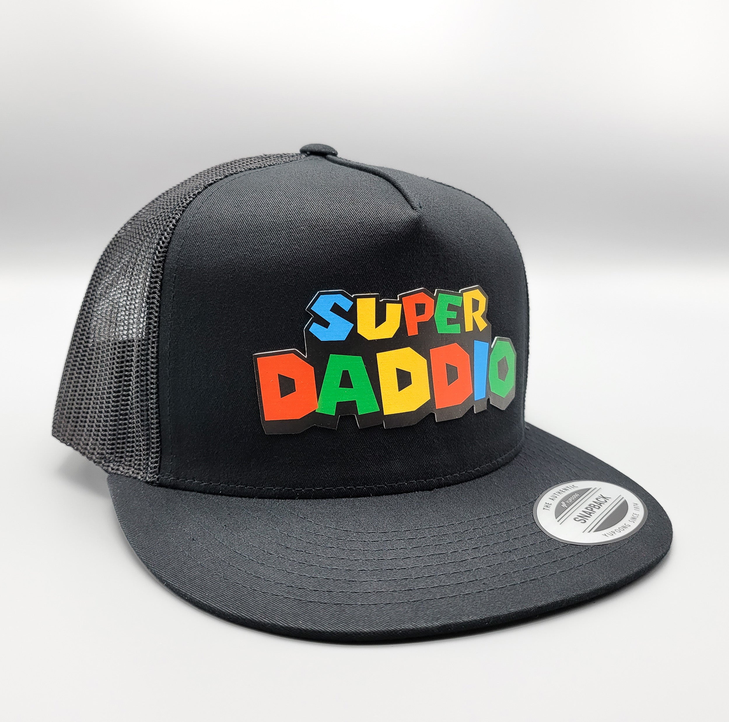 Super Daddio Black Father's Day Trucker Hat