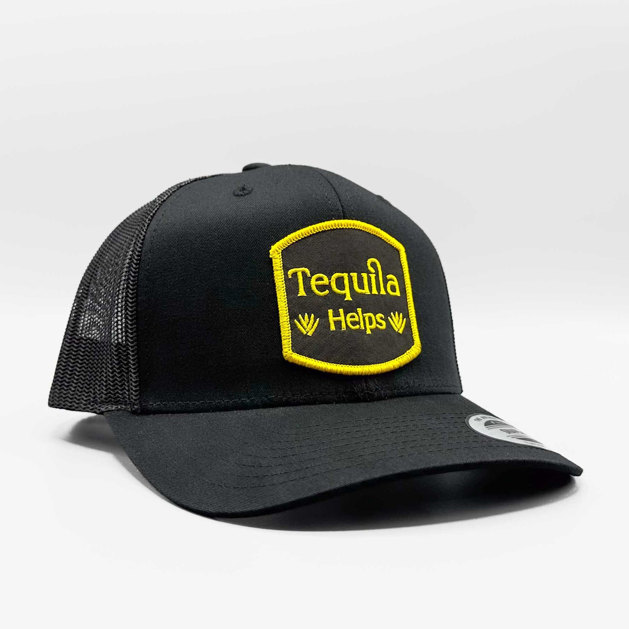 Tequila Helps Funny Trucker Hat