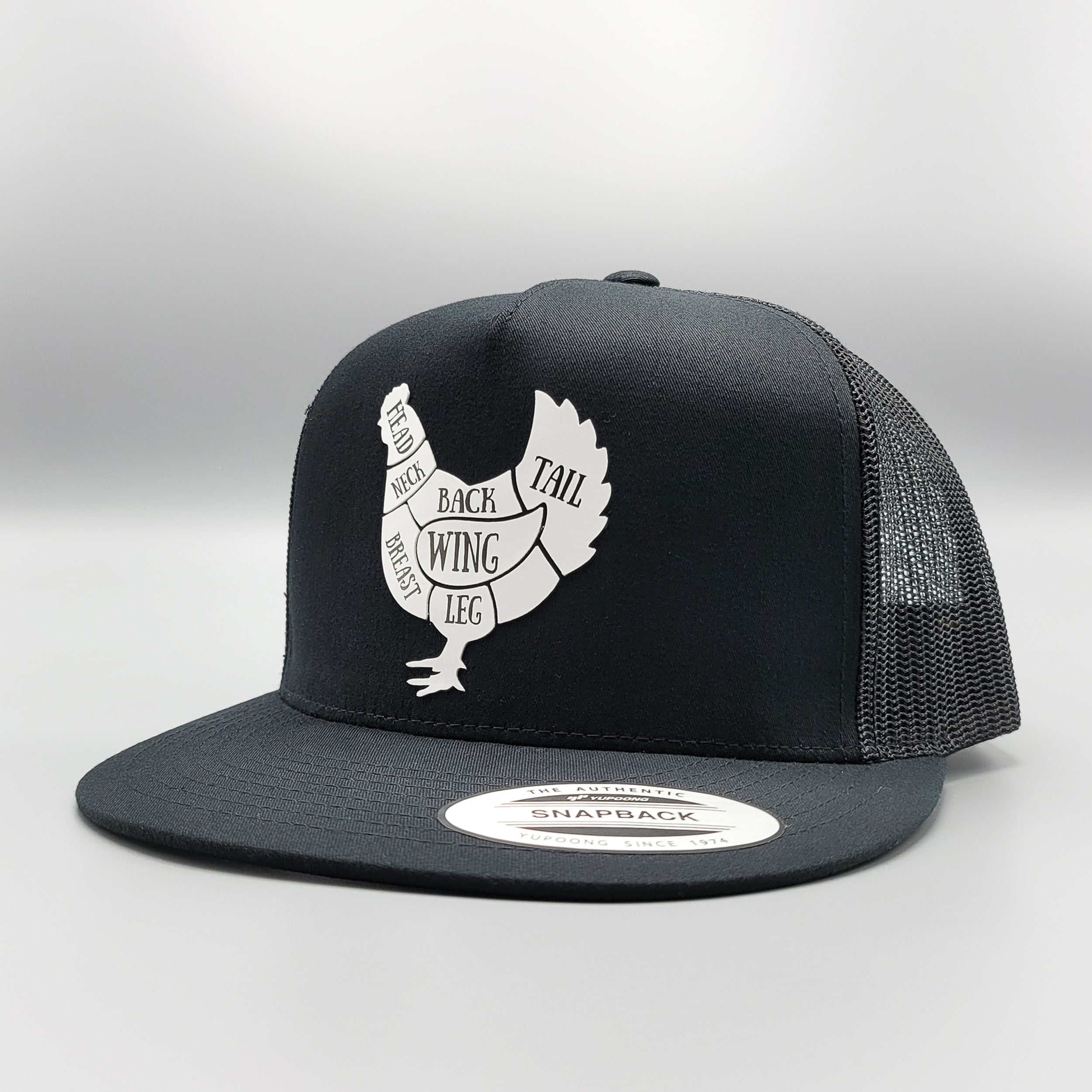 Cuts of Chicken Chef BBQ Trucker Hat