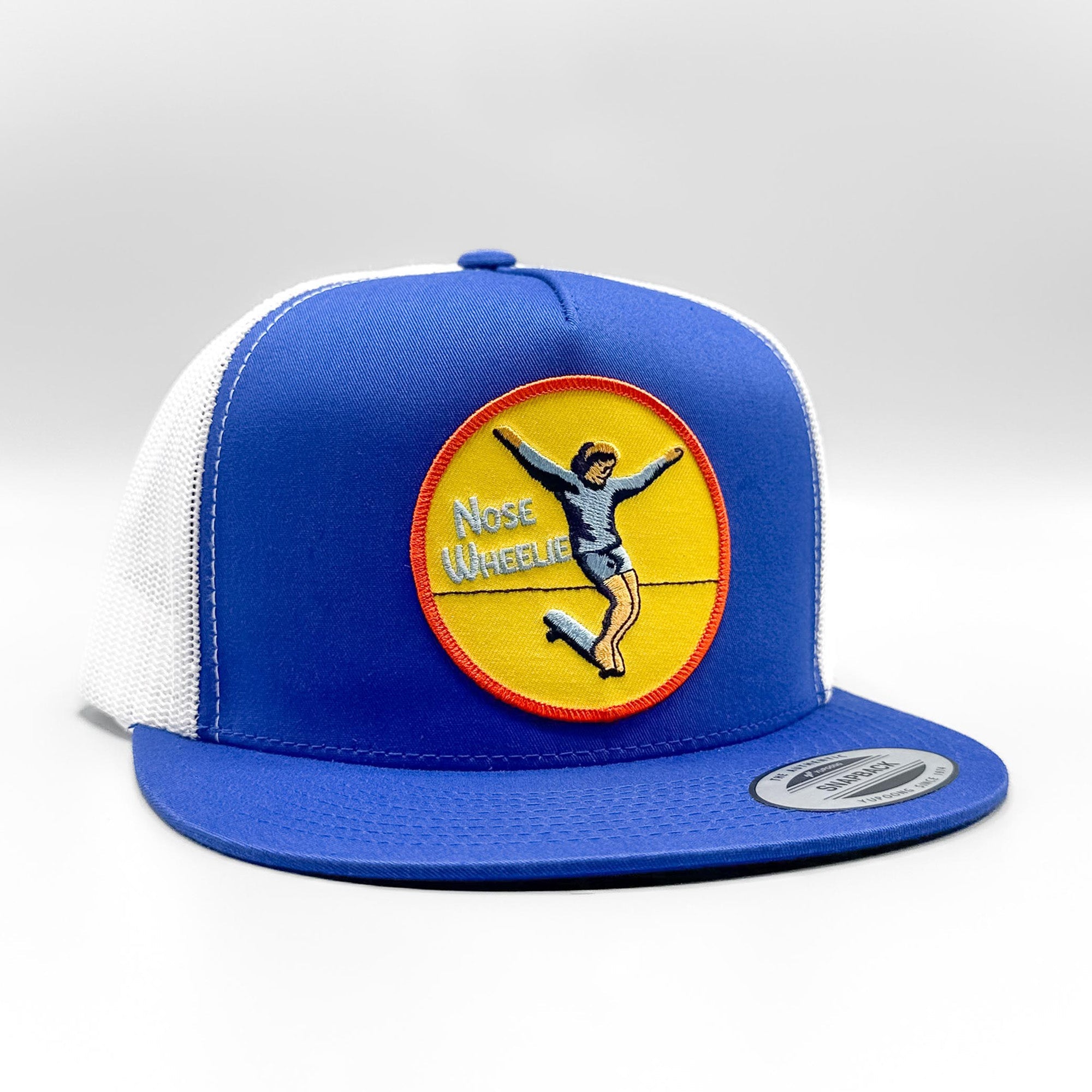 Nose Wheelie 70's Retro Skateboarding Trucker Hat