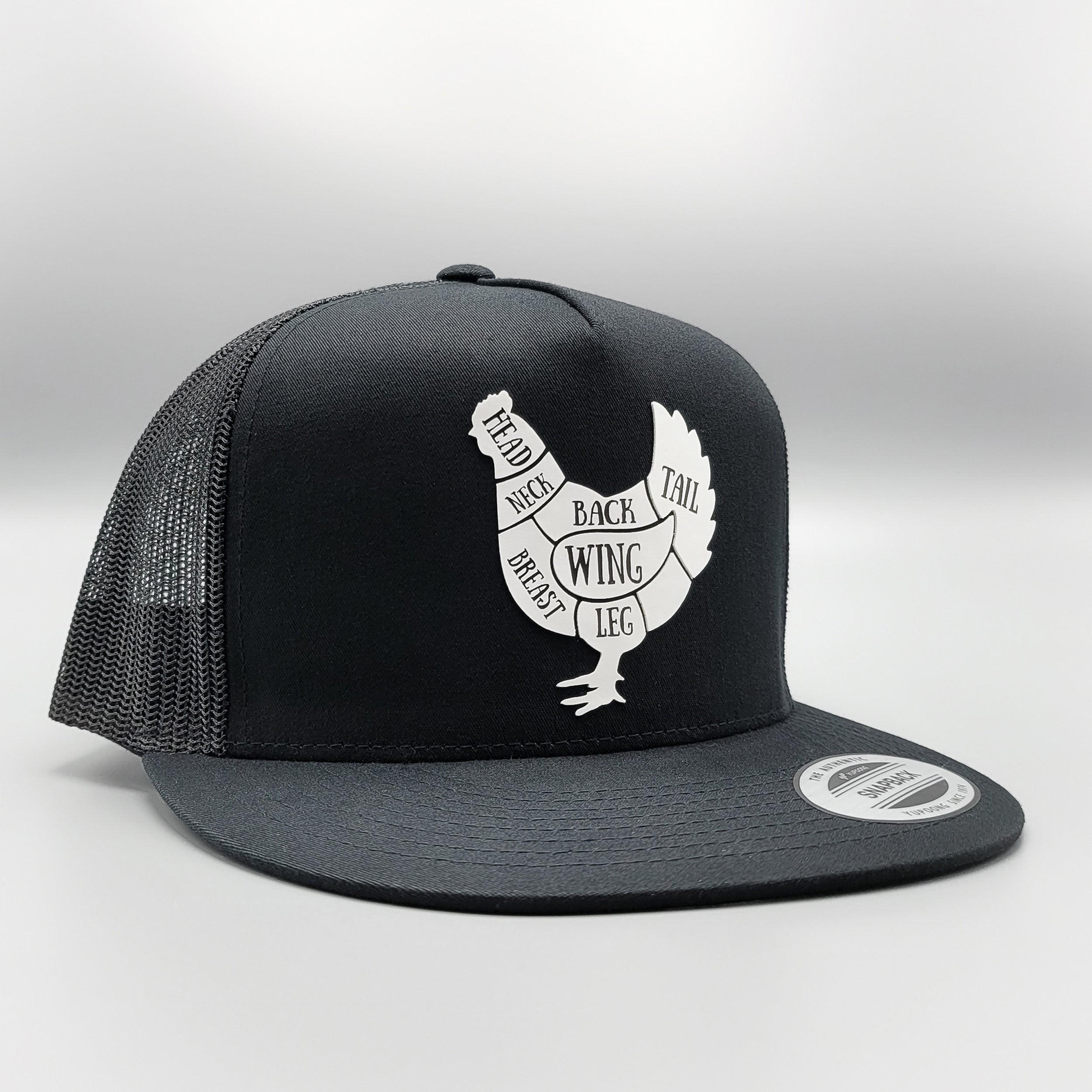 Cuts of Chicken Chef BBQ Trucker Hat