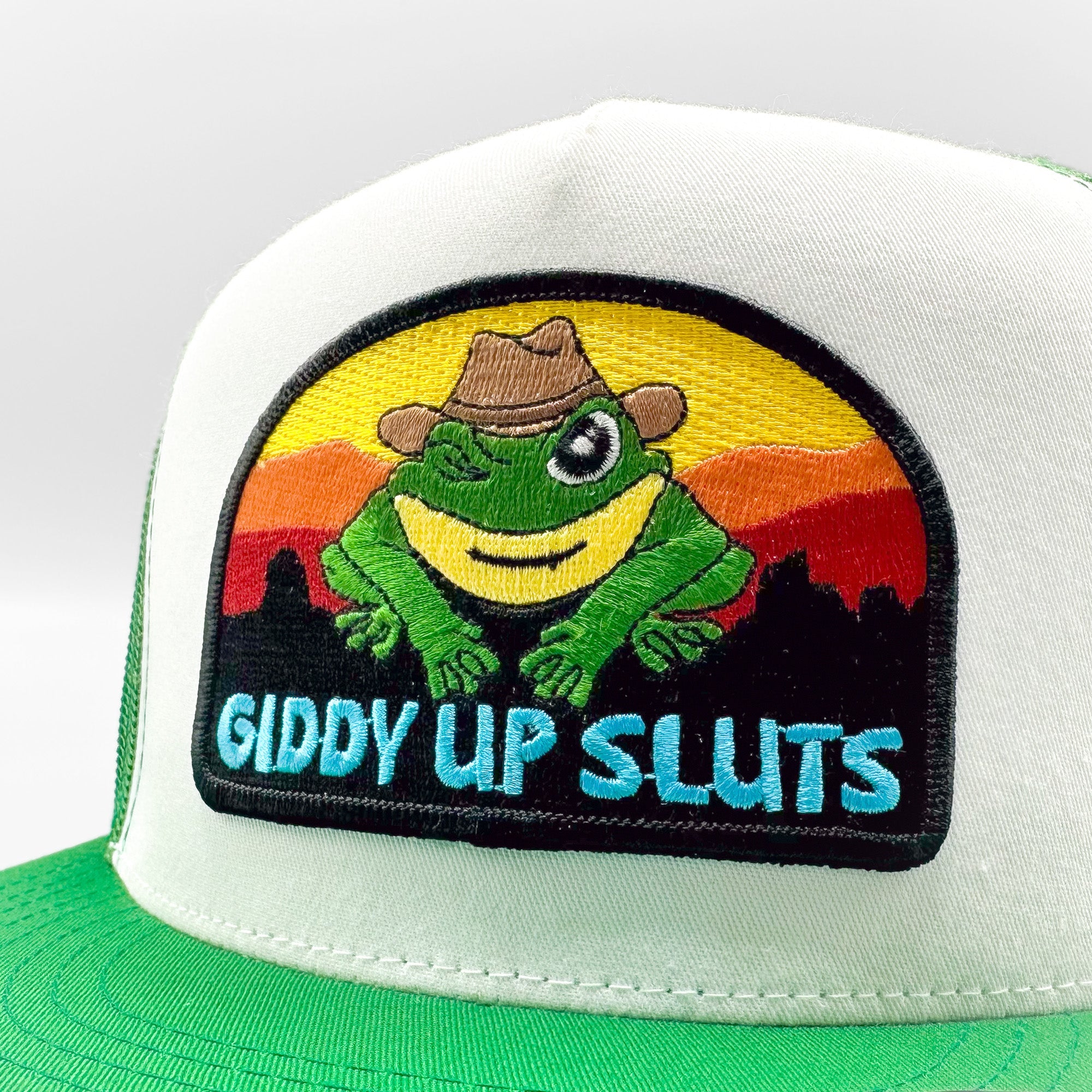 Giddy Up Sluts "Vintage Truckers Original" Trucker Hat - 0