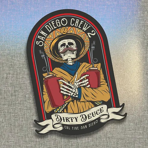 DIRTY DEUCE DESIGN Sticker