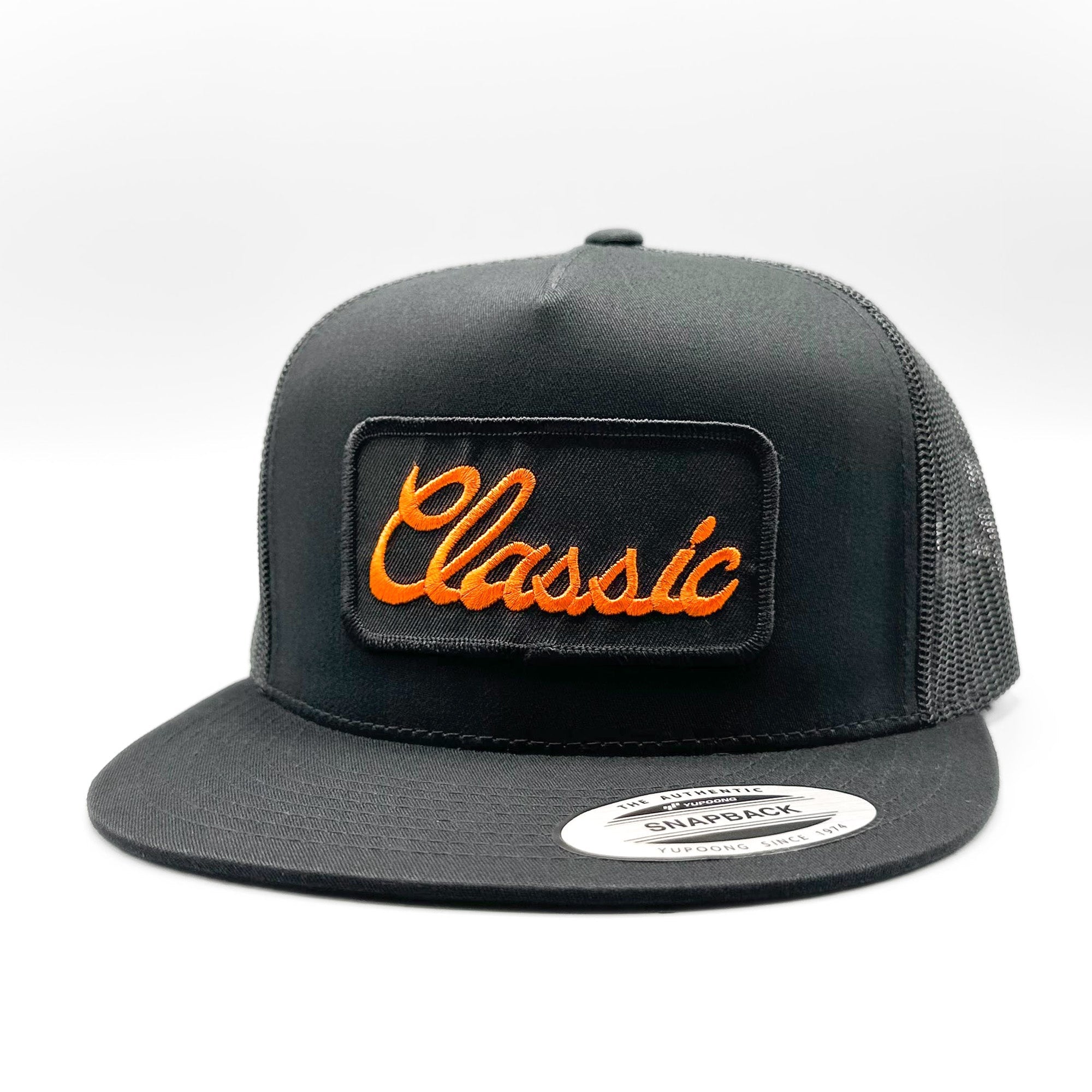 Classic Embroidered Script Trucker Hat