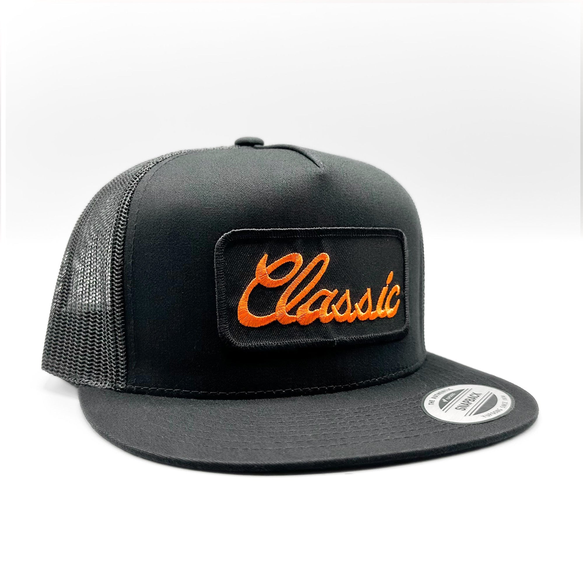 Classic Embroidered Script Trucker Hat