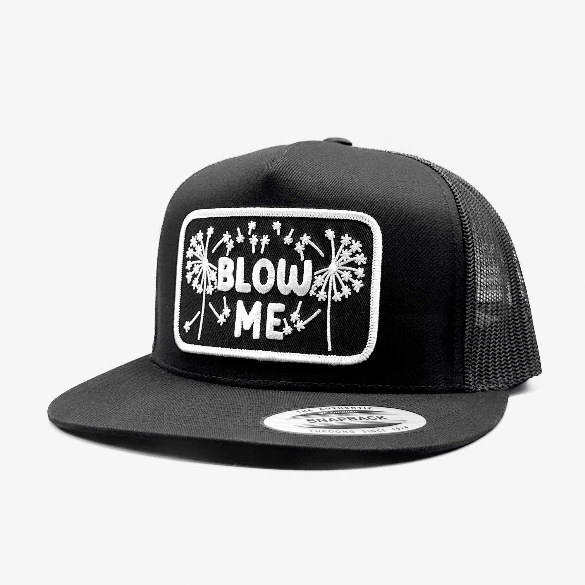 Blow Me "Dandelions" Funny Trucker Hat