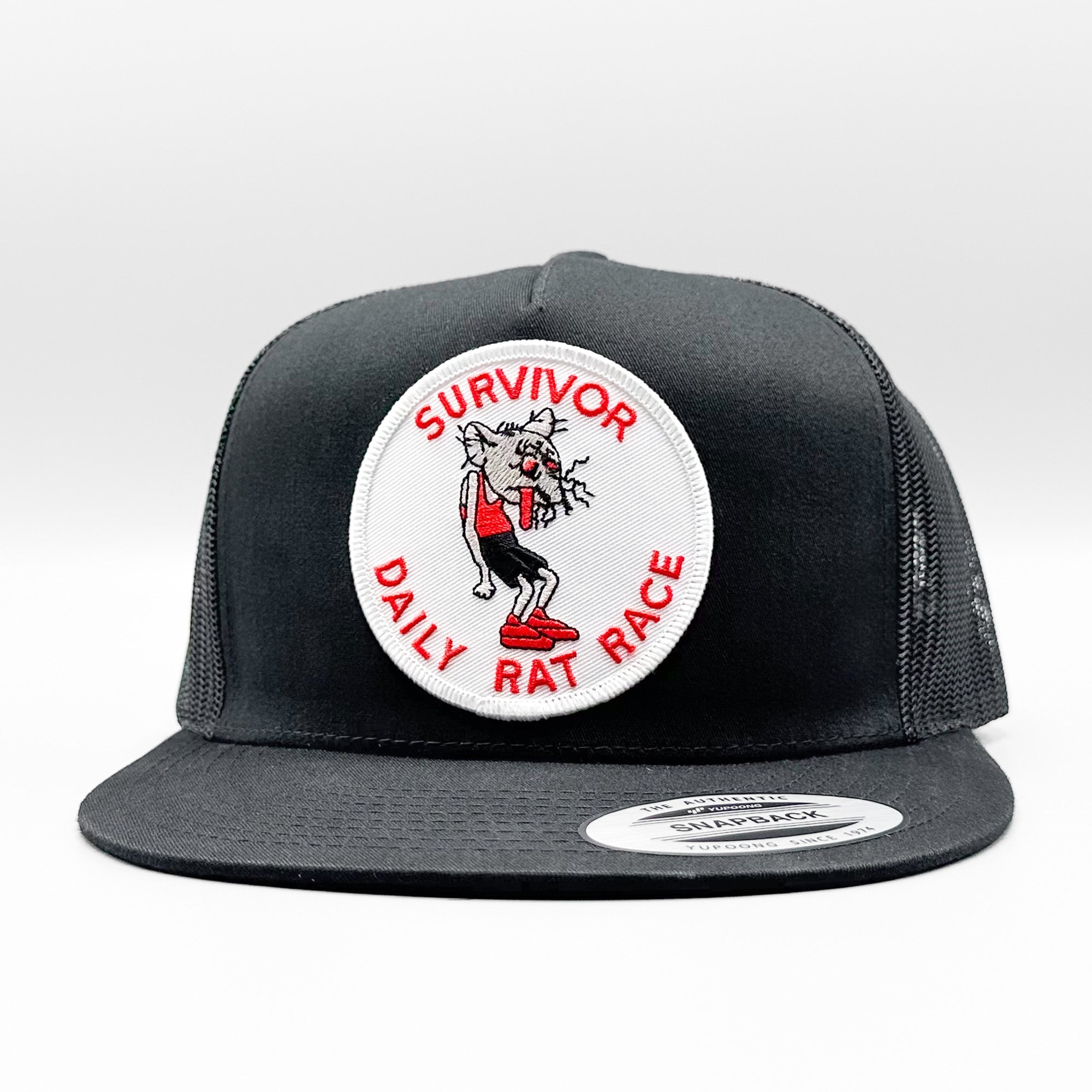 Daily Rat Race Survivor Funny "Retired" Trucker Hat