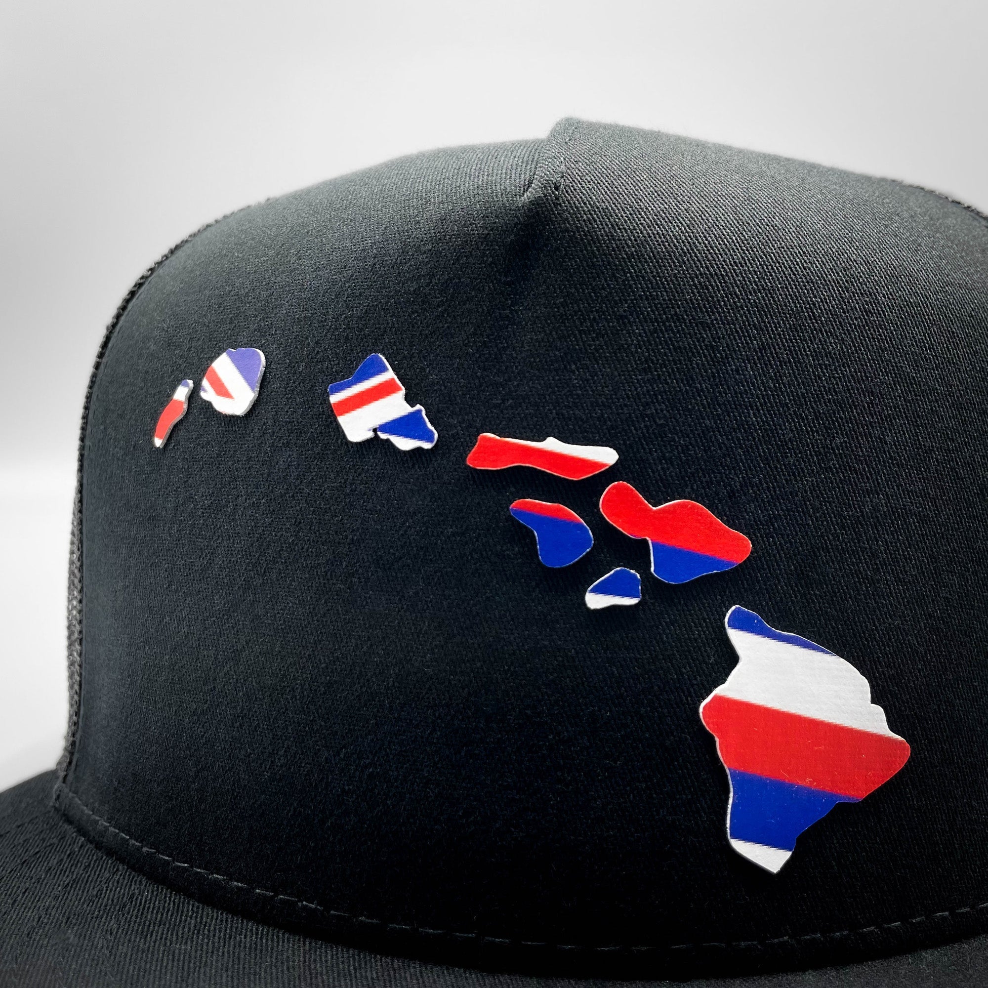 Hawaii State Flag Retro Trucker - 0