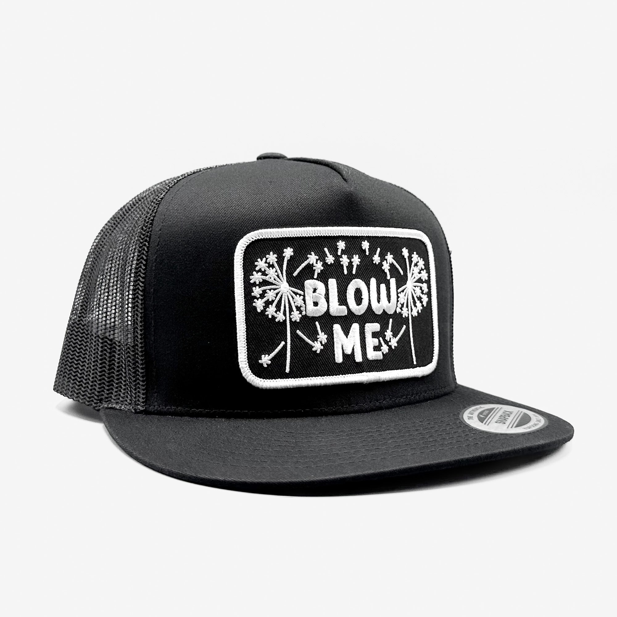 Blow Me "Dandelions" Funny Trucker Hat