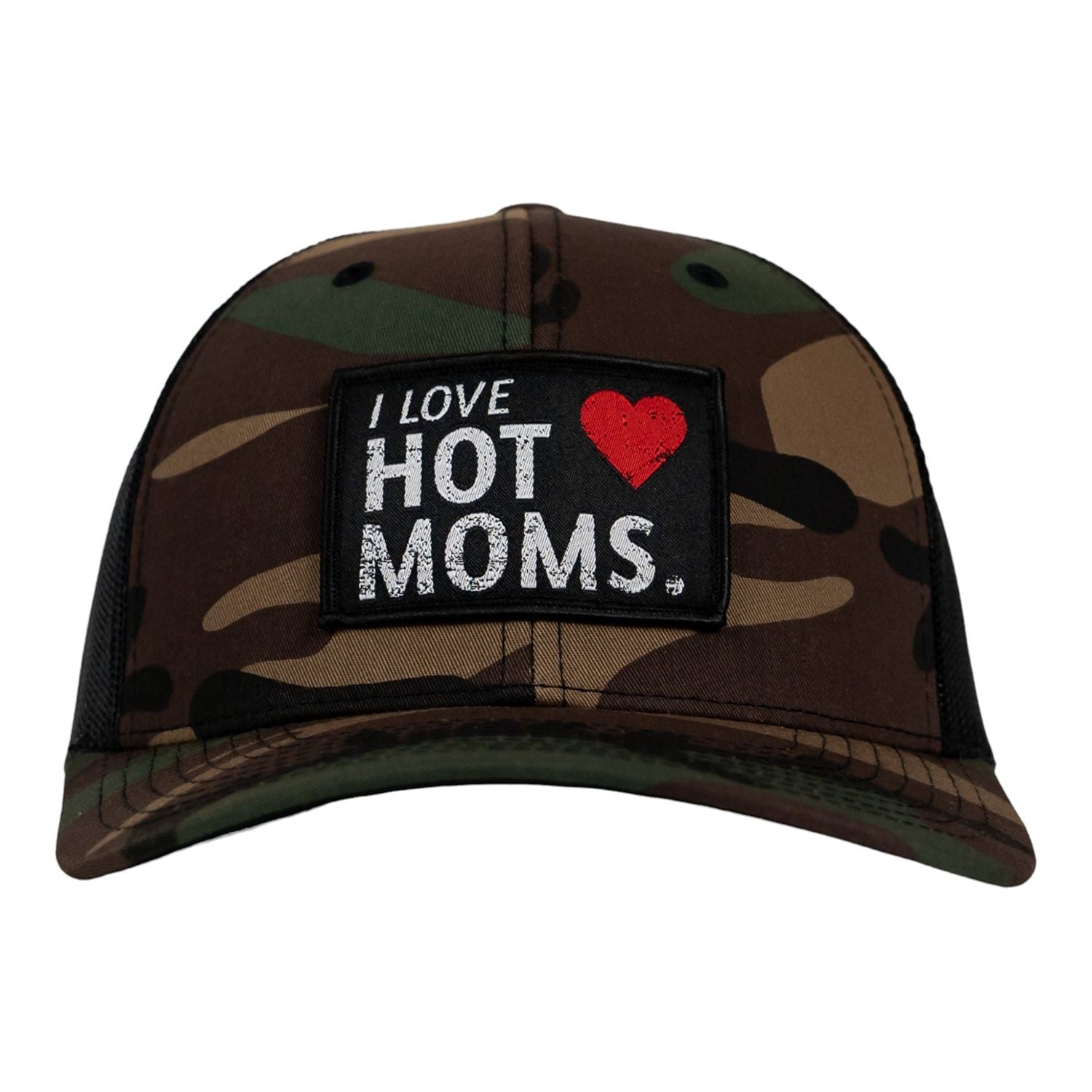 I LOVE HOT MOMS PATCH SNAPBACK