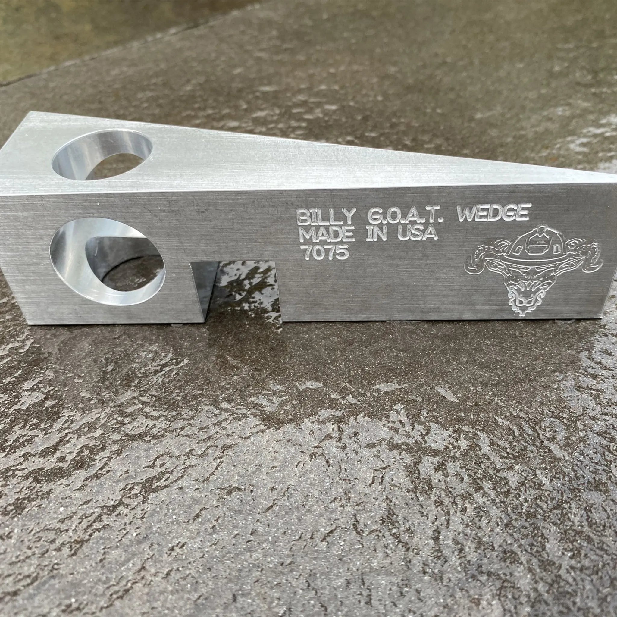 The Billy G.O.A.T. Wedge 7075 -Aircraft Alumiunum Forcible Entry Wedge