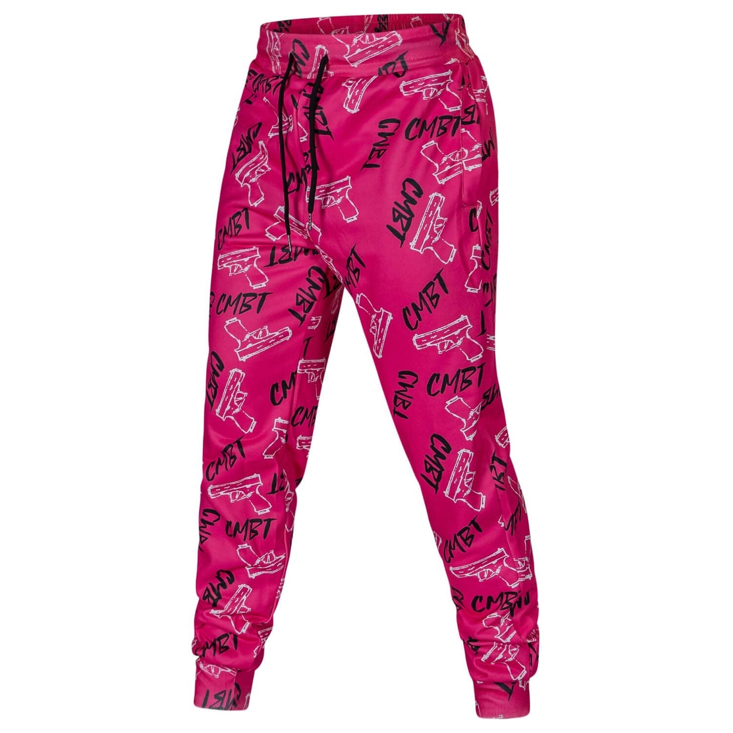 RELAXED FIT ATHLETIC MIDWEIGHT JOGGERS | PINK CMBT PISTOLS