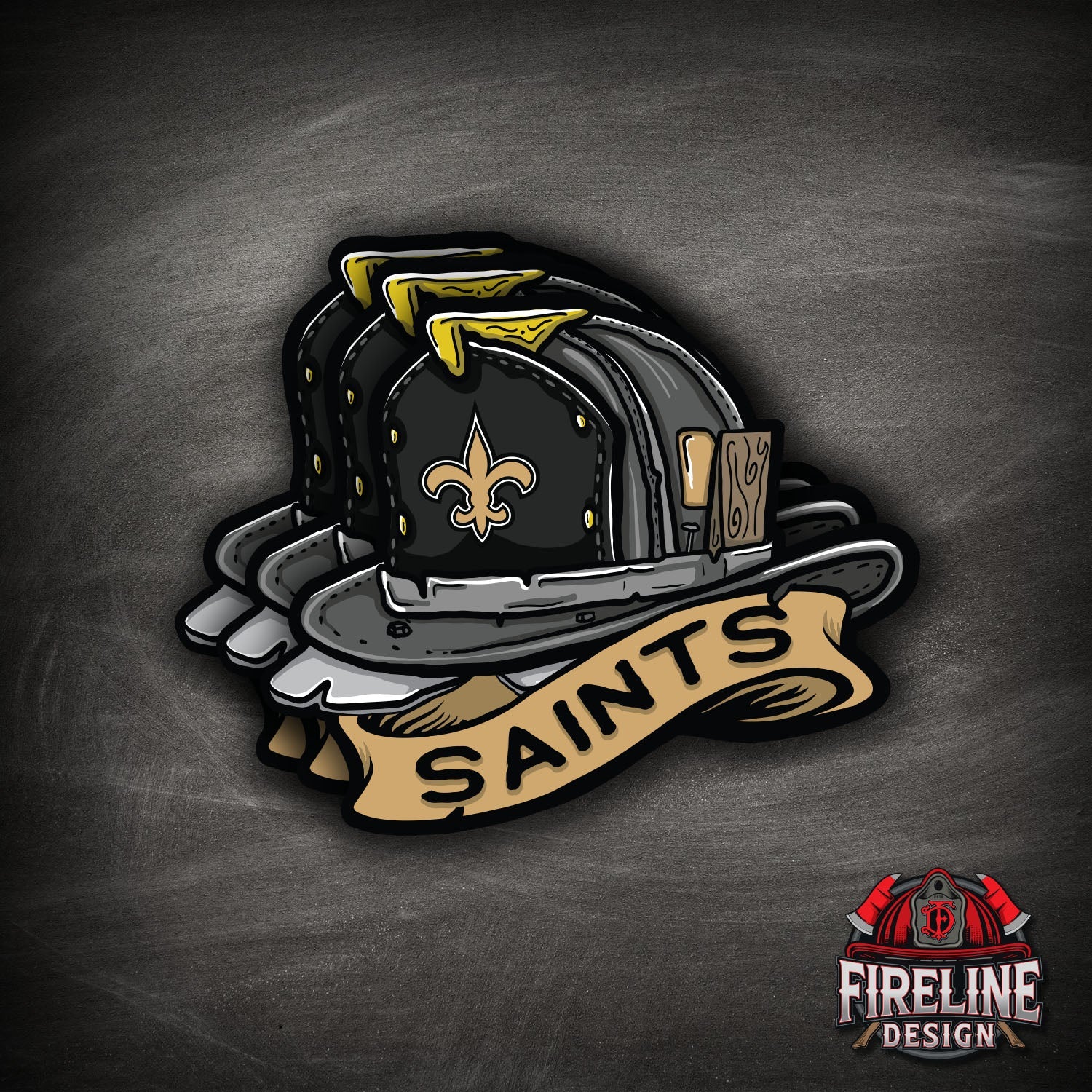 NFL Fire Helmet Sticker - 3 PACK