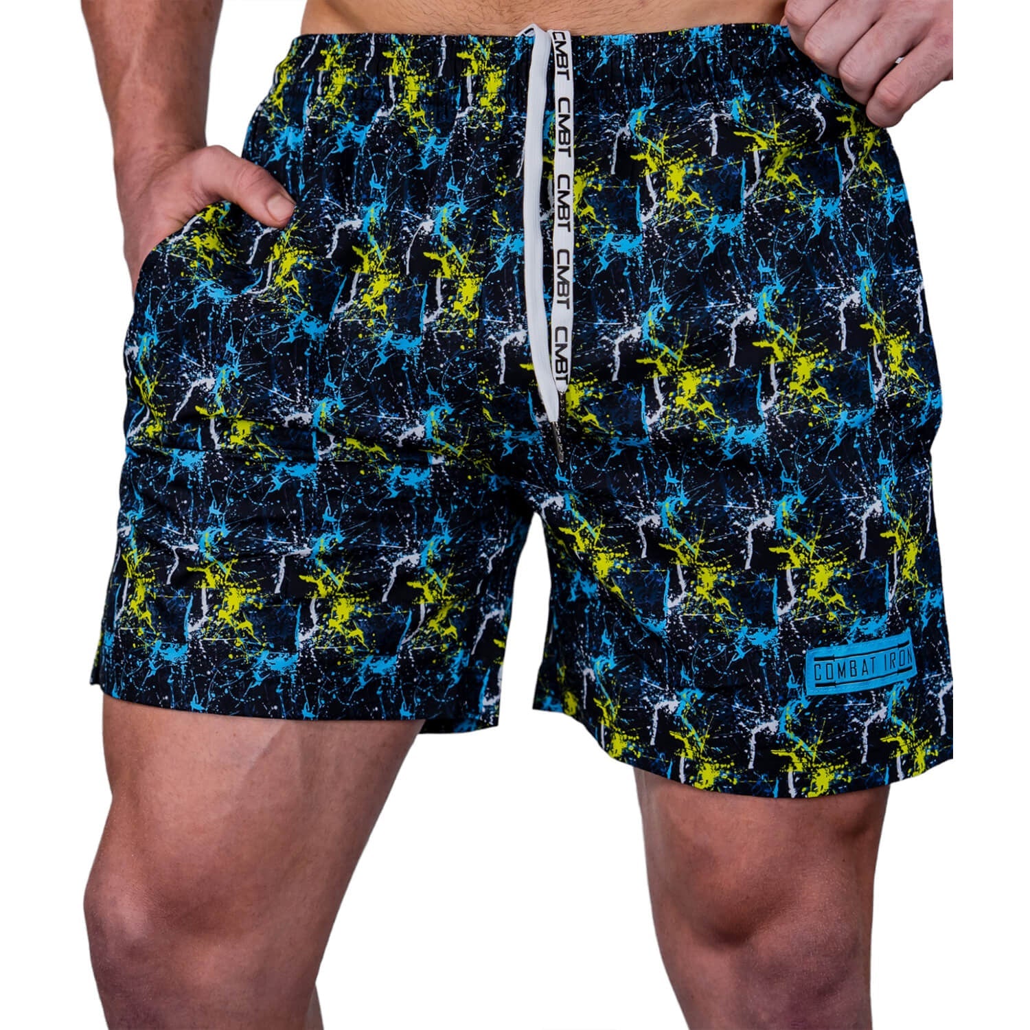 Men's Performance Training Shorts V3 | 5.5" Inseam | Neon Splatter