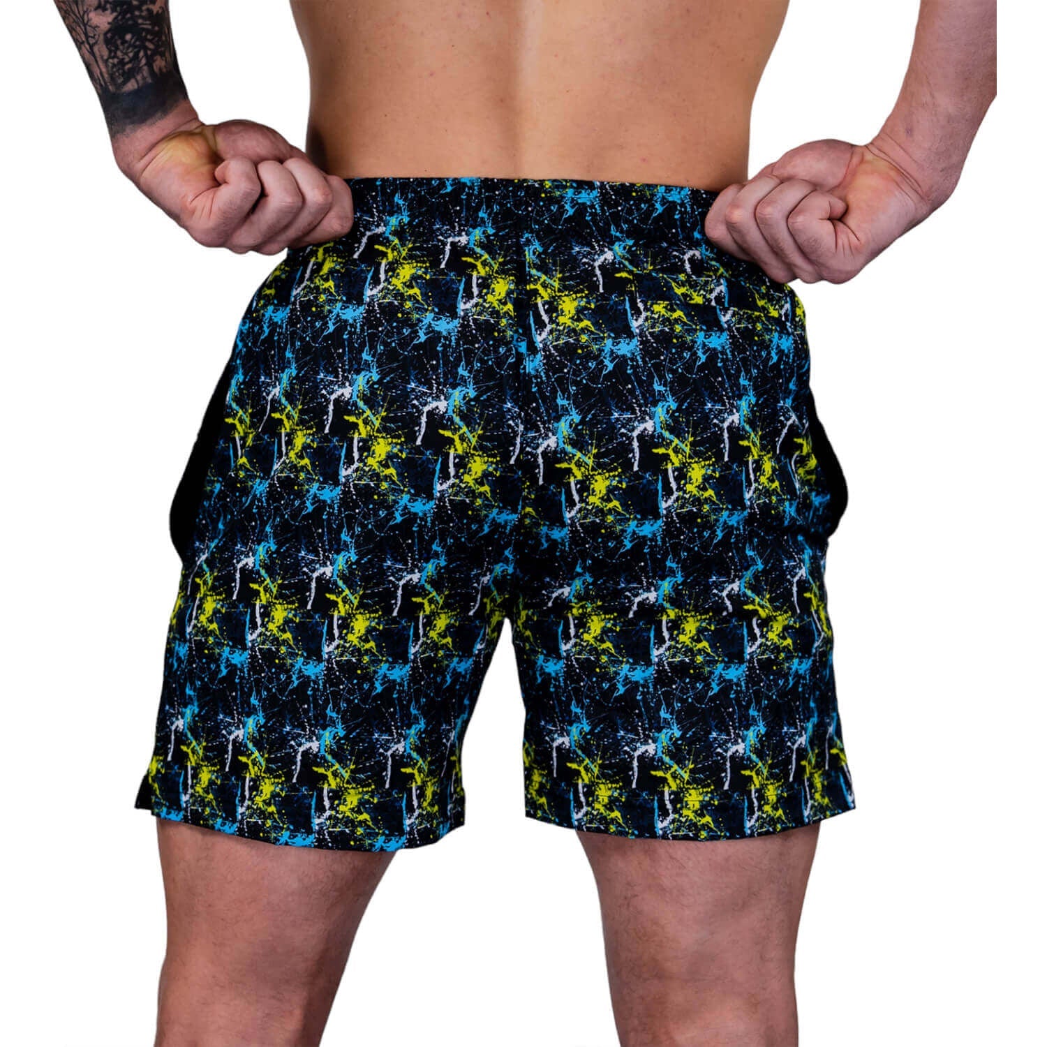 Men's Performance Training Shorts V3 | 5.5" Inseam | Neon Splatter