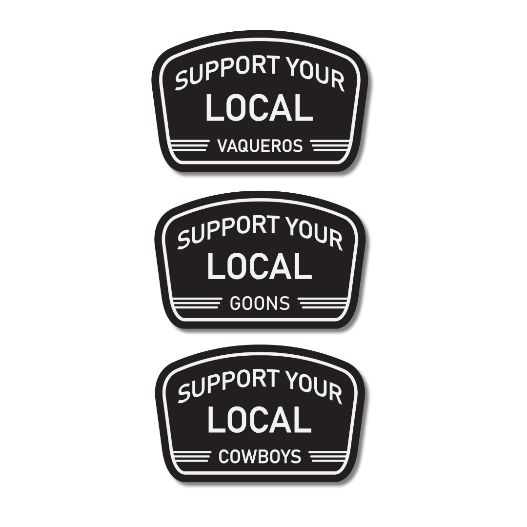 Support Your Local Stickers 3-Pack