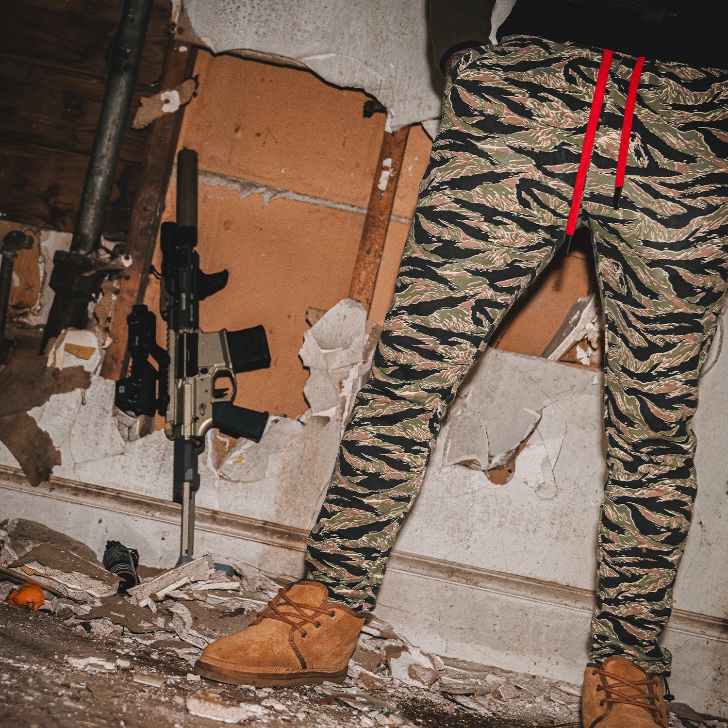 Men's Performance Adjustable Heavyweight Joggers | Tiger Stripe Camo